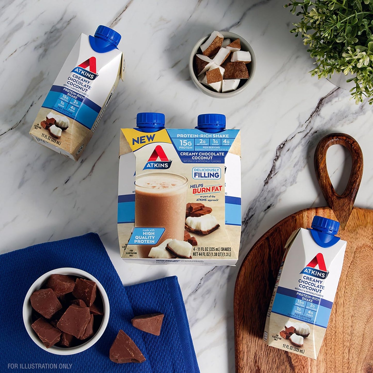 atkins-creamy-chocolate-coconut-protein-shake---15g-protein-2g-net-carbs-1g-sugar---keto-friendly---12-pack-5