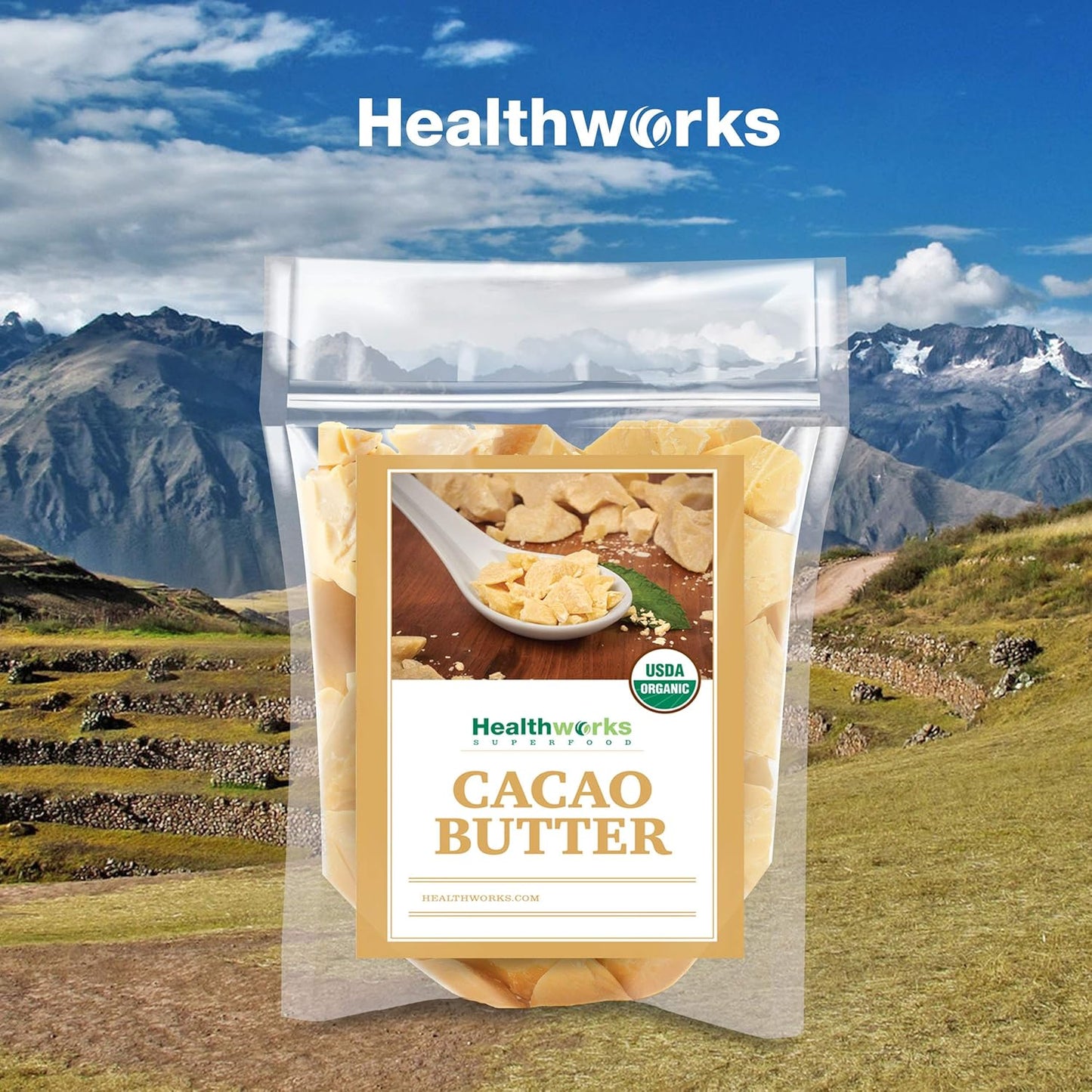 organic-16-oz-cacao-butter-from-peru---non-deodorized-cocoa-sugar-free-keto-vegan-superfood-antioxidant-rich-non-gmo-8