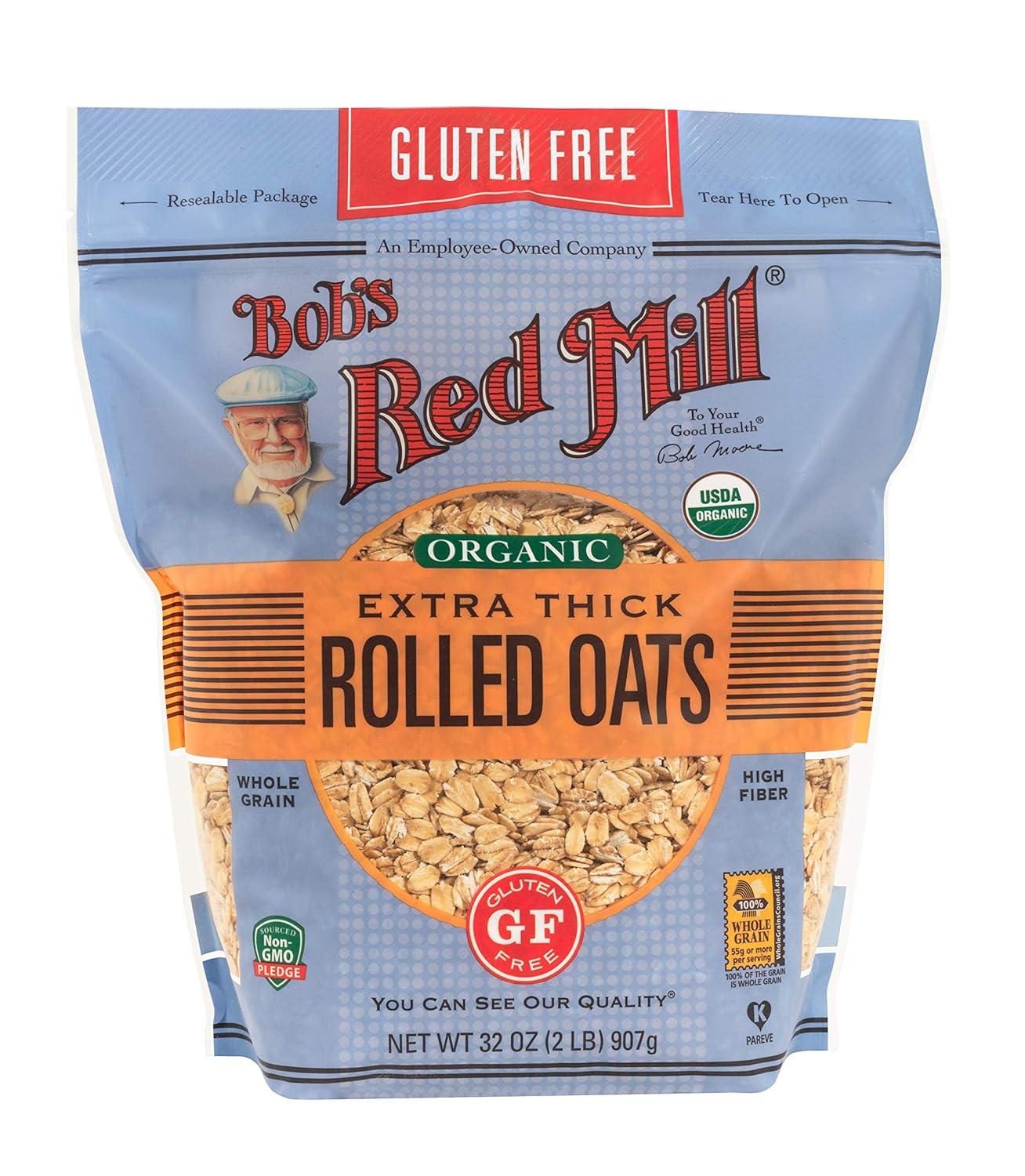 organic-gluten-free-extra-thick-rolled-oats---32oz-pack-of-4-by-bobs-red-mill---non-gmo-vegan-kosher---whole-grain-breakfast-option-3