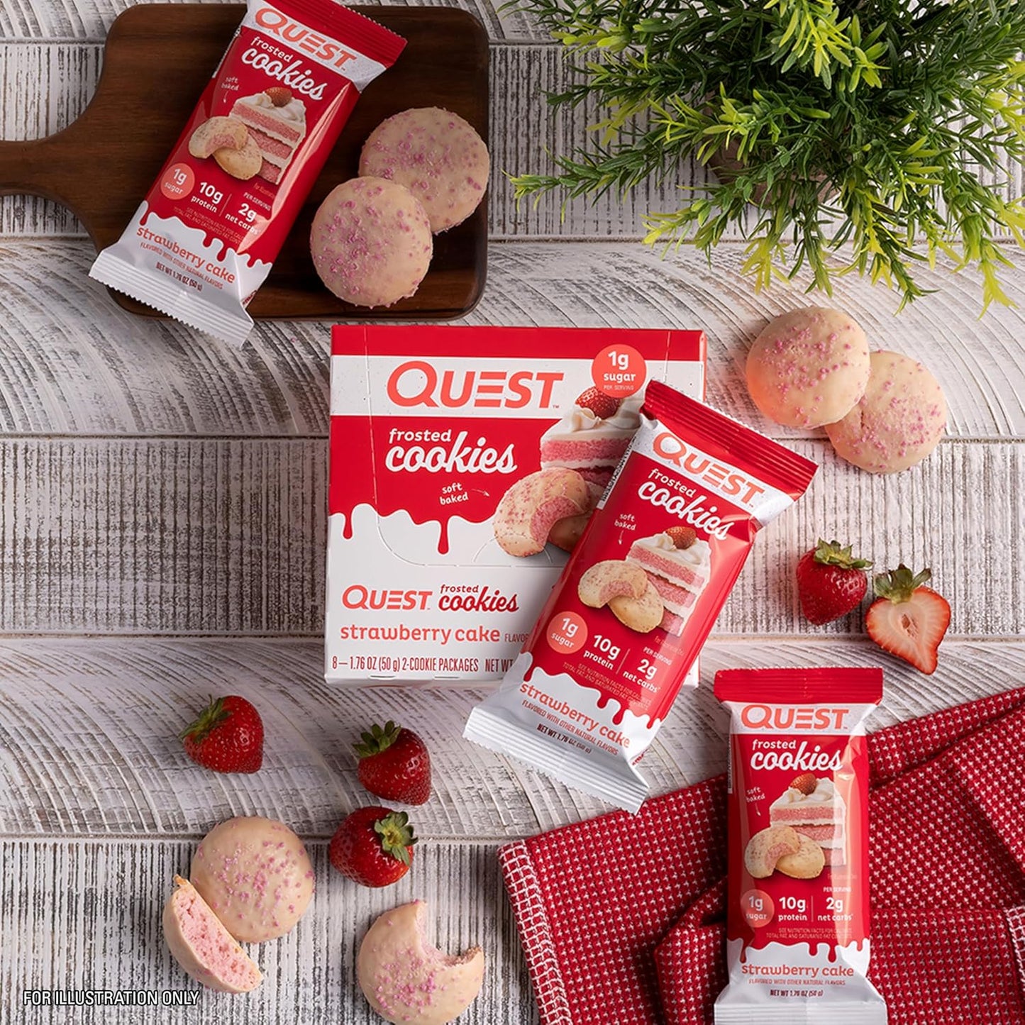 quest-nutrition-strawberry-cake-frosted-cookies-twin-pack---16-cookies-10g-protein-1g-sugar-2g-net-carbs-gluten-free---healthy-snack-option-4