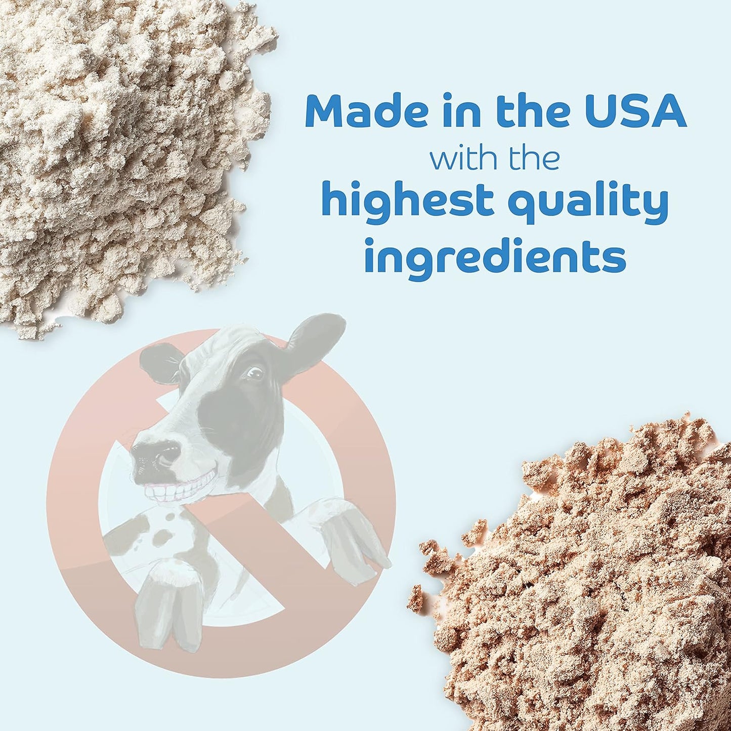 Chocolate Vegan Protein Powder | No Udder Protein | 17g Protein | Soy Free | 1lb Size - Espot.com.au