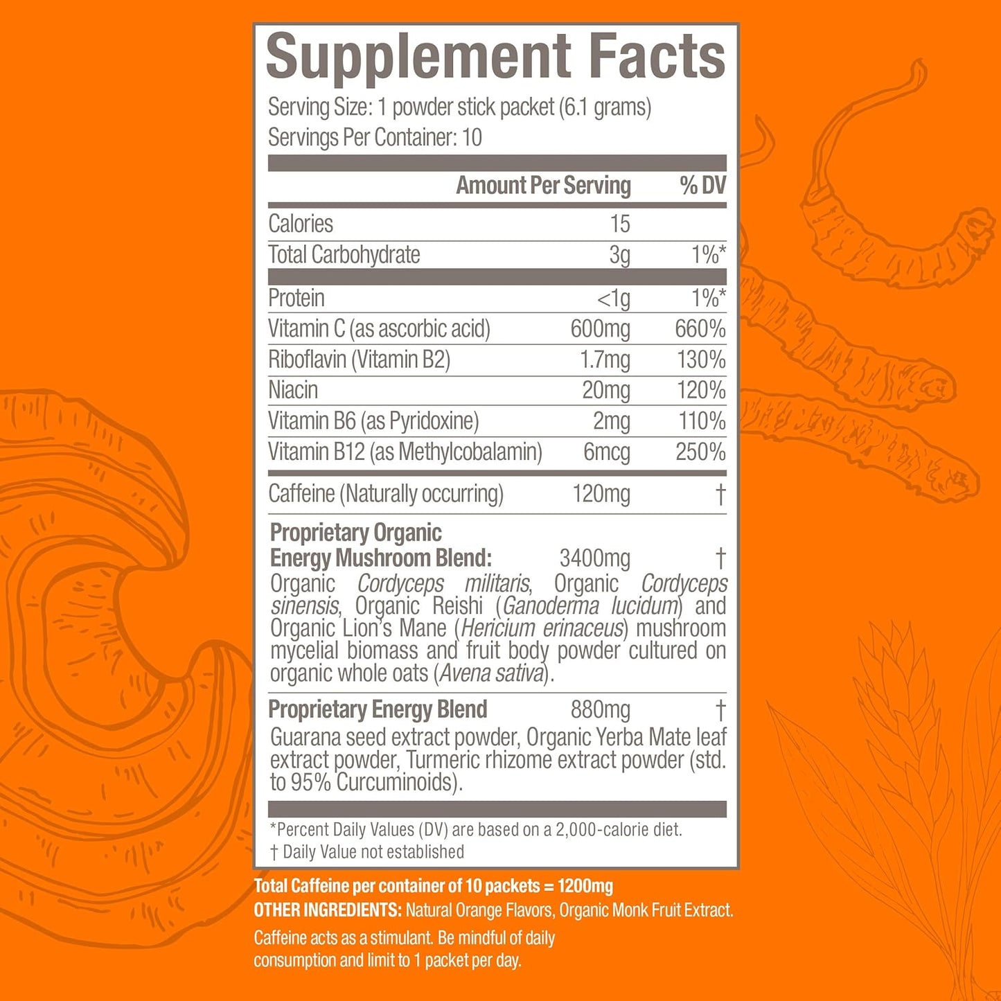 citrus-orange-mushroom-superfood-energy-drink-mix---10-pack-single-serve-with-cordyceps-yerba-mate-tumeric-vitamin-b-complex---pre-workout-immune-support-blend-4