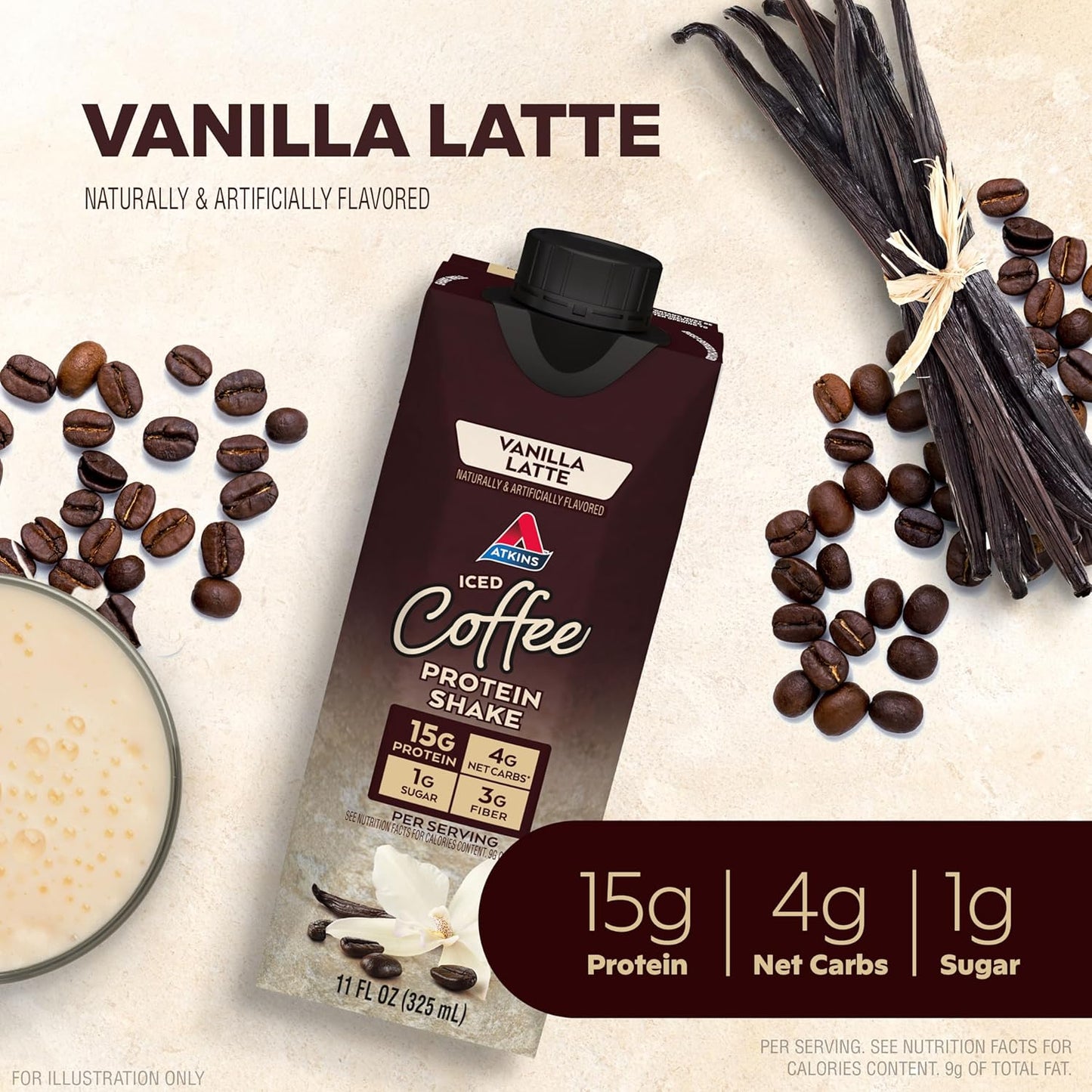 atkins-vanilla-latte-protein-shake-15g-protein-low-glycemic-keto-friendly---12-pack-11-fl-oz-each-2