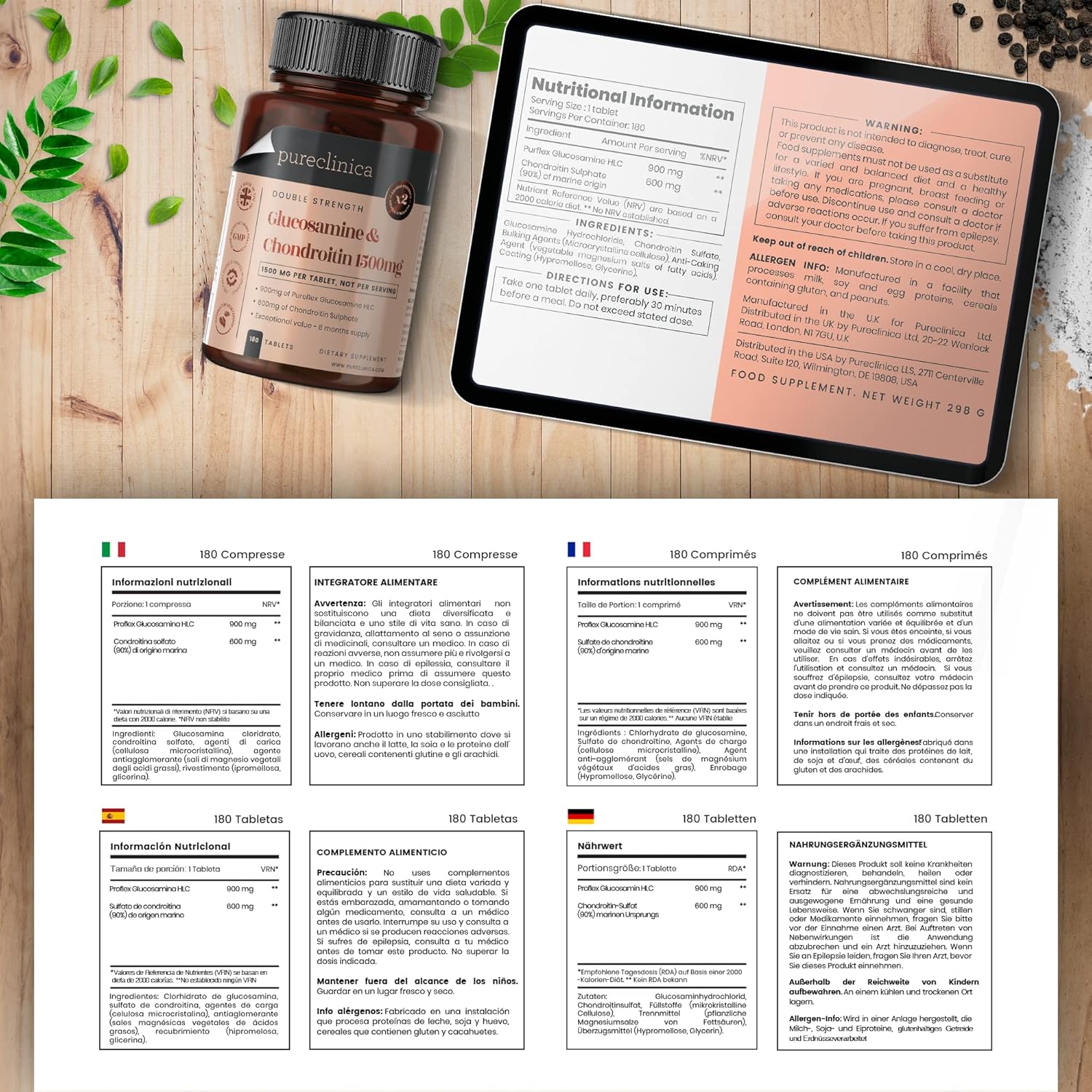 high-strength-glucosamine-hlc-and-chondroitin-tablets-x-360---12-month-supply---bioactive-chondroitin-90---glucosamine-hcl-831---pack-of-2-bottles-3