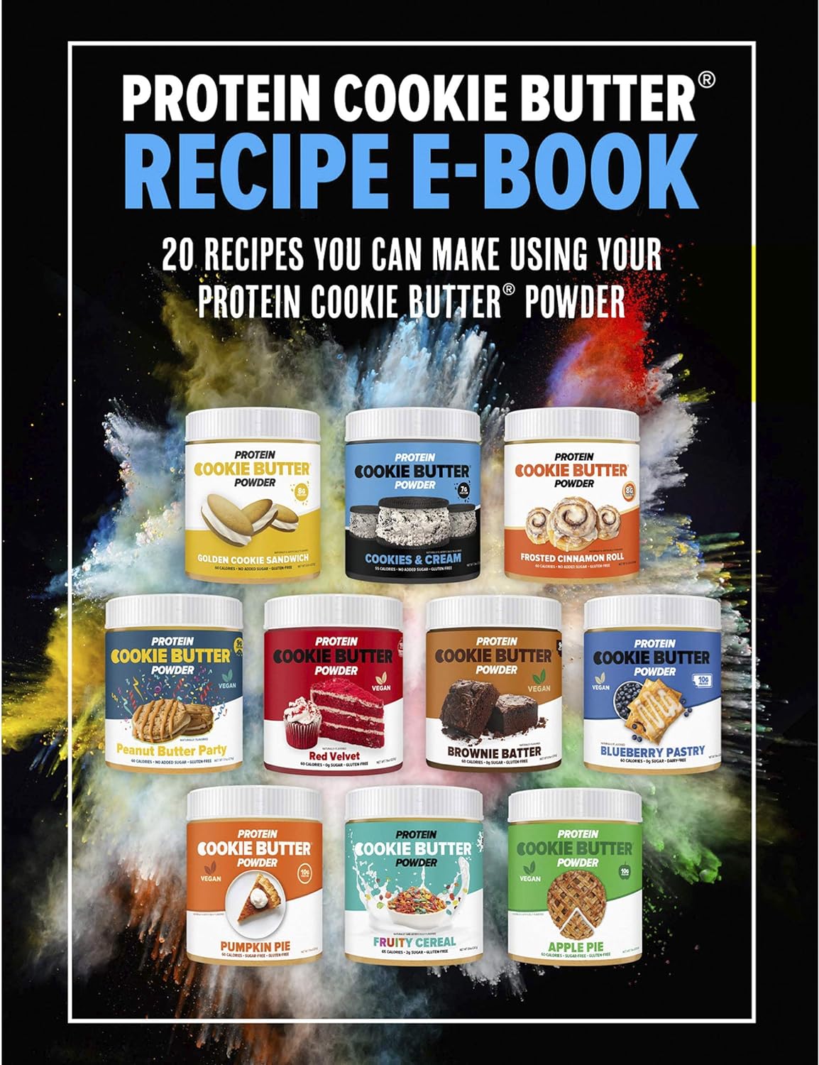 vegan-blueberry-pastry-protein-cookie-butter-powder---dairy-free-keto-low-carb-sugar-free---easy-to-mix-bake-spread---78oz-7