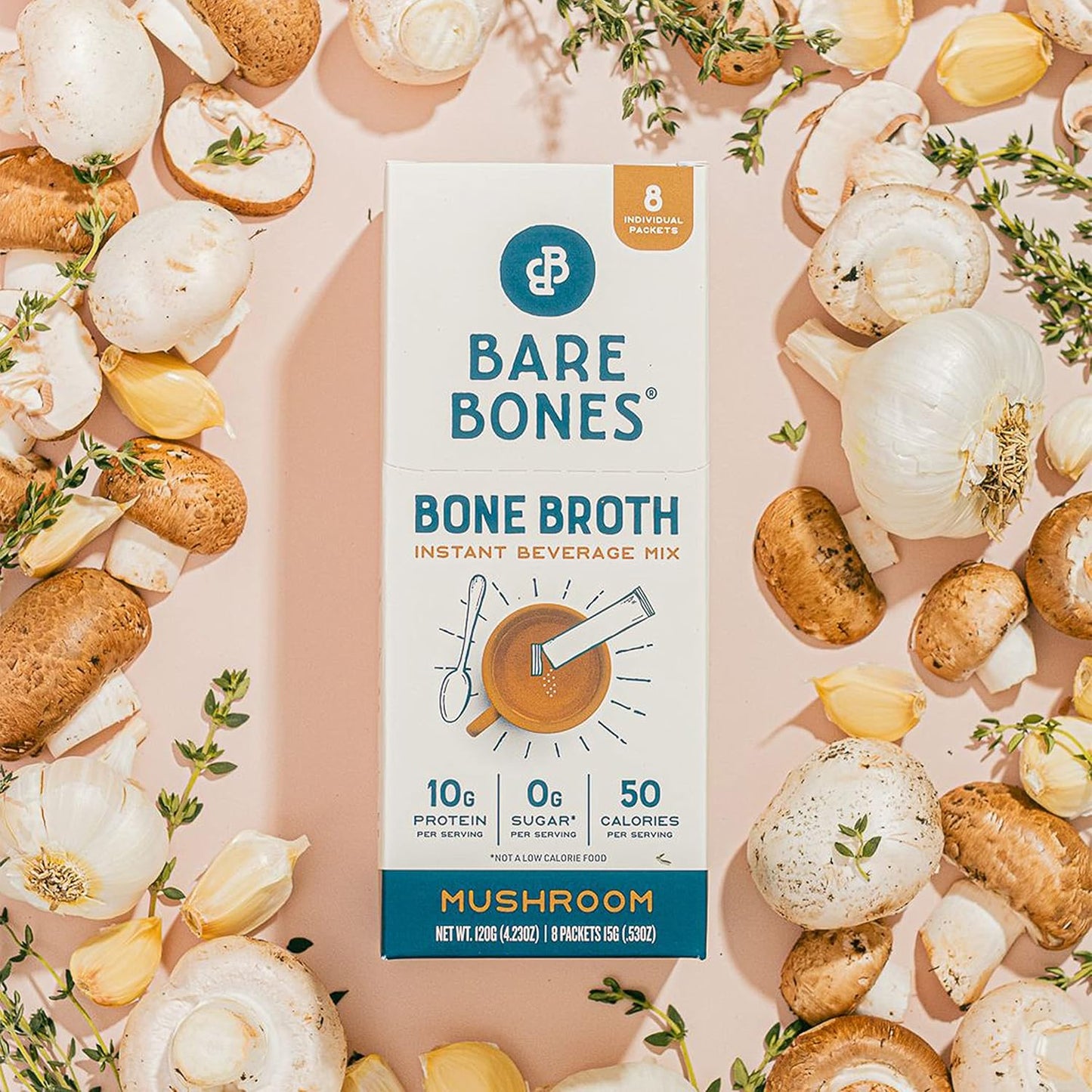 mushroom-bone-broth-instant-powdered-mix---pack-of-4-15g-sticks-10g-protein---keto-paleo-friendly-packets-2