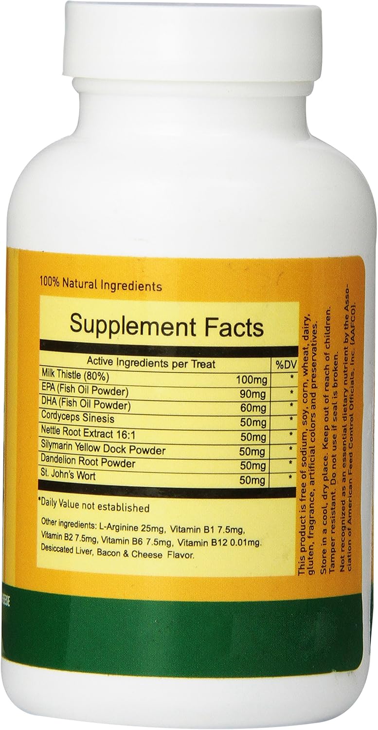 pet-supplement-milk-thistle-liver-kidney-support-chewable-treats-for-dogs-cats---60-bacon-cheese-flavored-treats---with-dha-epa-silymarin-vitamin-b1-b2-b6-b12---prevent-disease-3
