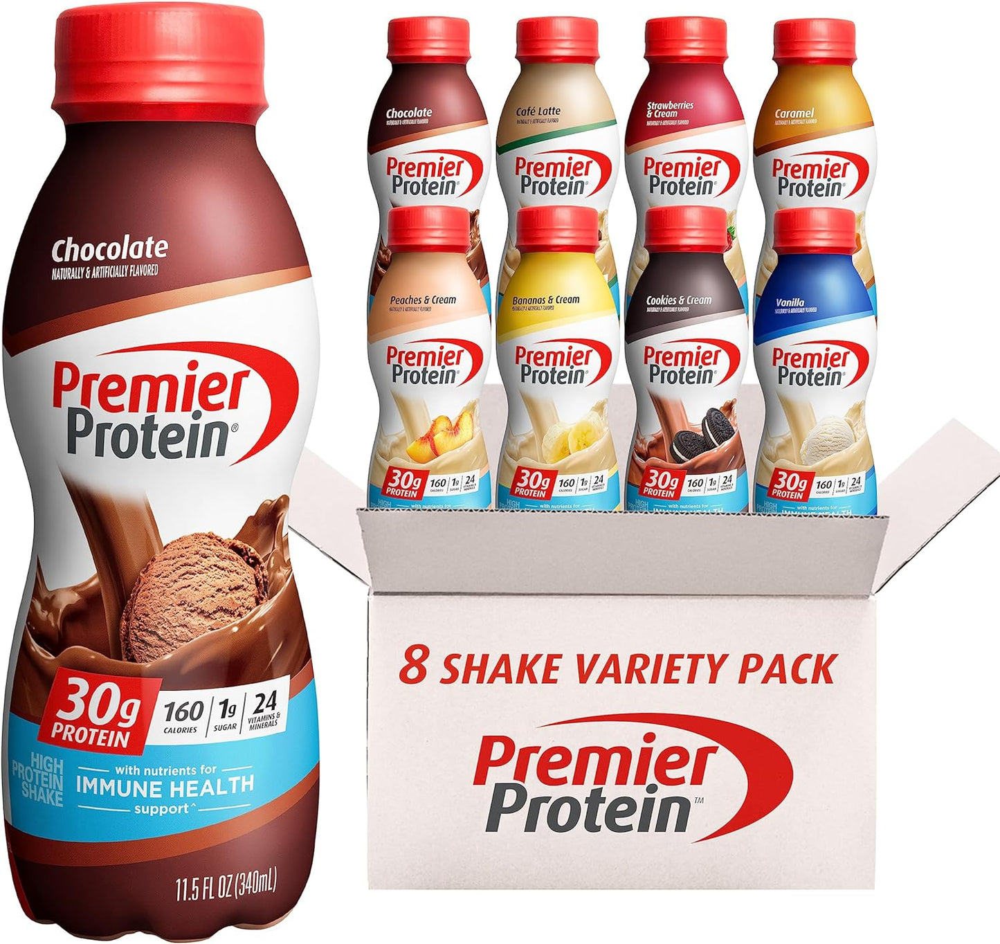 protein-shake-variety-pack---caramel-and-8-flavors-22g-and-30g-protein-120-calories-24-vitamins-minerals---pack-of-12-5