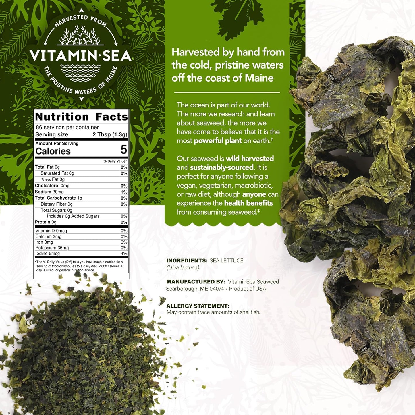 organic-sea-lettuce-dried-seaweed-flakes---wild-north-atlantic-seaweed-for-snacking-seasoning-soups-salads---rich-in-vitamins-minerals-aminos-antioxidants---thyroid-support---4-oz-6