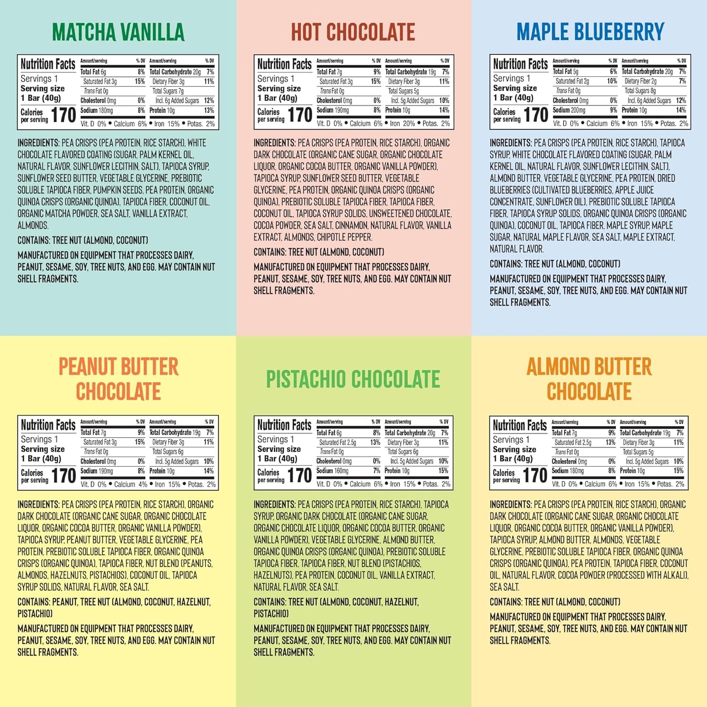 vegan-chocolate-high-protein-bars---gluten-free-plant-based-non-gmo-dairy-free---10g-protein---healthy-snacks-variety-pack-8-bars-2
