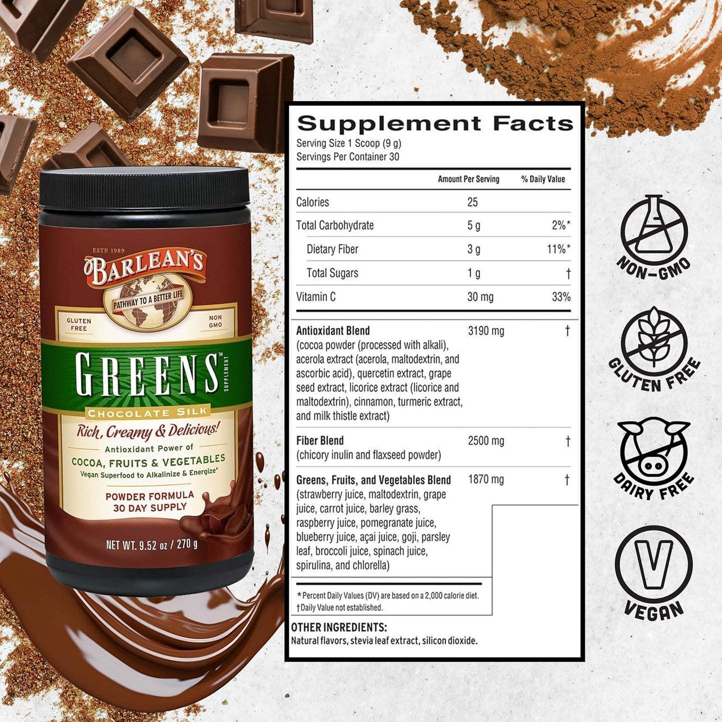 barleans-chocolate-greens-powder---daily-superfood-supplement-with-fruits-veggies-antioxidants-and-fiber---952-oz-6
