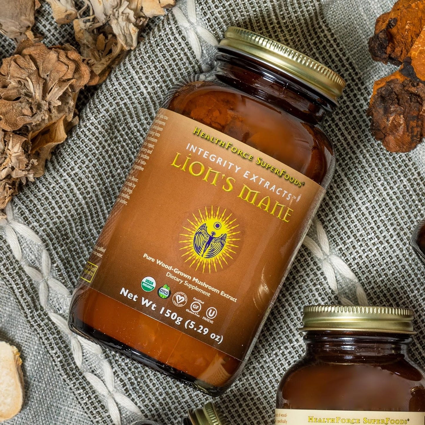 HealthForce SuperFoods Integrity Extracts Lion's Mane Capsules - 90 Vegan Capsules for Cognitive Support and Overall Wellness - Espot.com.au