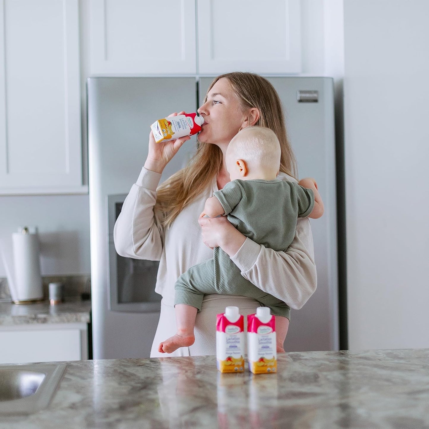 Organic Lactation Smoothie, Mango Banana Flavor - 12 Pack | Supports Breast Milk Production | No Artificial Sweeteners, Flavors, or Dyes | Ideal for Nursing and Pumping Moms - Espot.com.au
