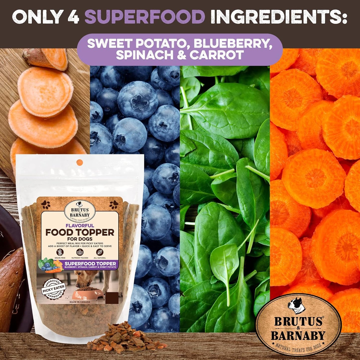 brutus-barnaby-dog-food-topper-with-super-foods-for-picky-eaters---vegan-flavor-packed-mix-with-blueberries-carrots-spinach-sweet-potato---8oz-4