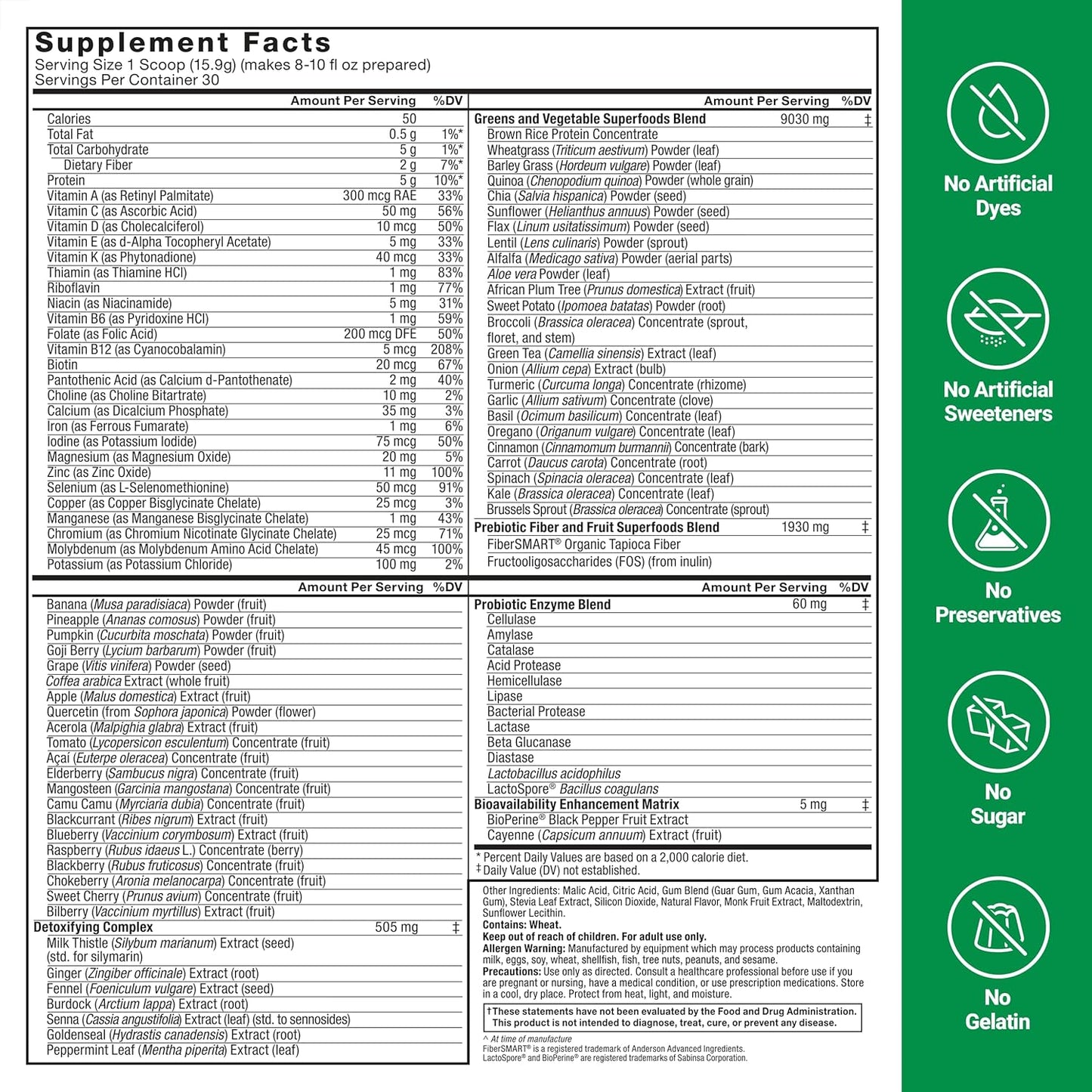 force-factor-smarter-greens-superfoods-powder---digestion-gut-health-support-with-probiotics-prebiotics-digestive-enzymes-adaptogens---pomegranate-berry---30-servings-6