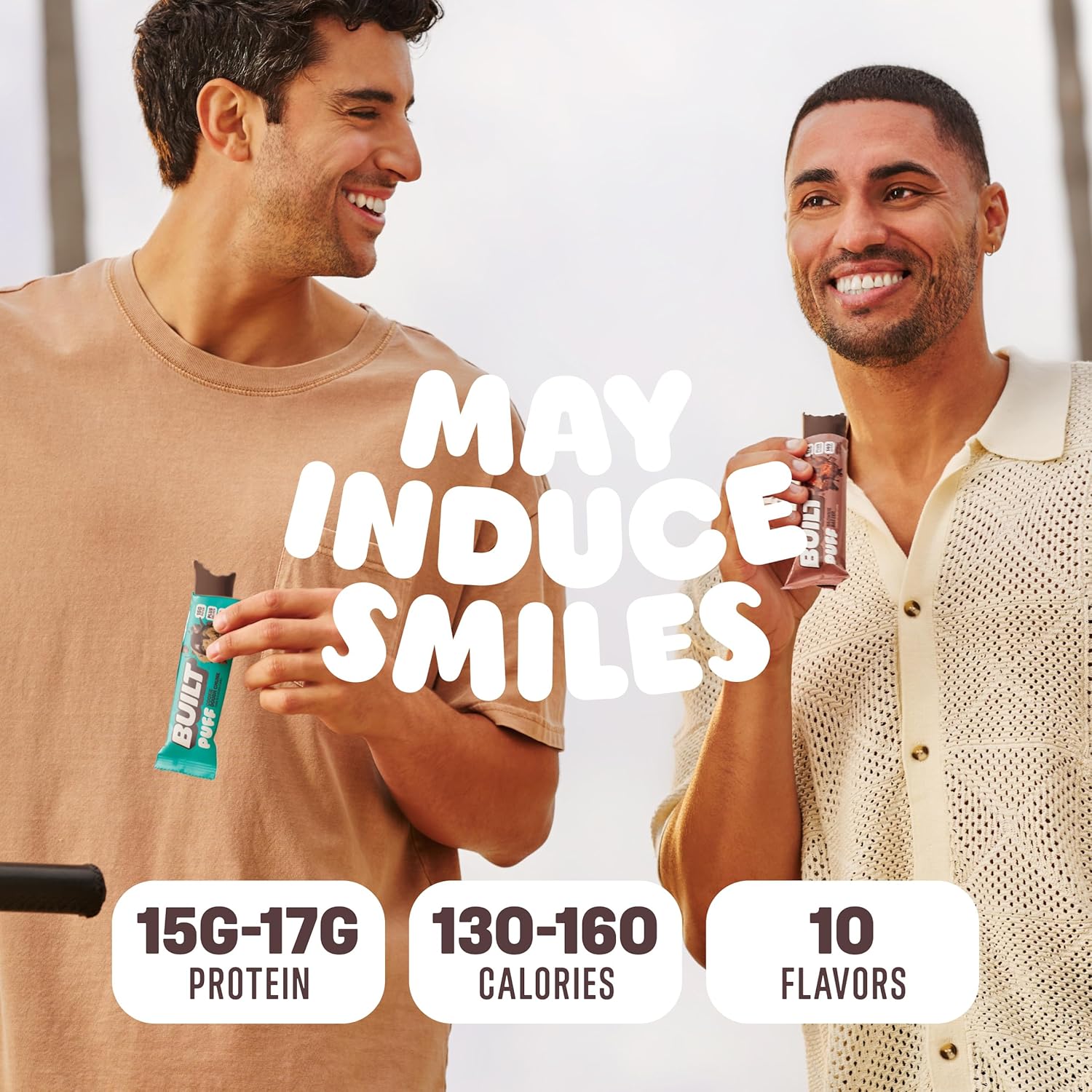 Mixed Sampler of Built Bar Built Puff Protein Variety Pack - High Protein Bars with Collagen for On-the-go Snacking and Breakfast: 12 Pack - Espot.com.au