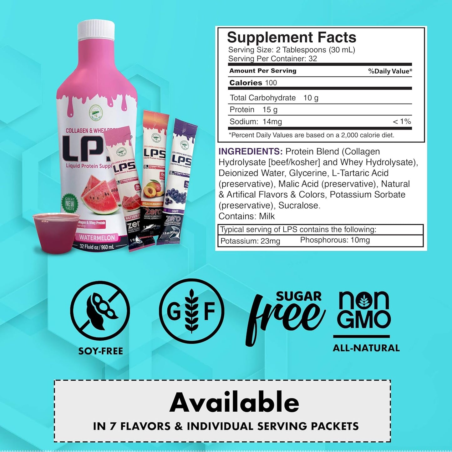 grape-non-gmo-liquid-collagen-whey-protein-supplement---sugar-free-drink-for-healthy-skin-hair---50-packets-men-women-3