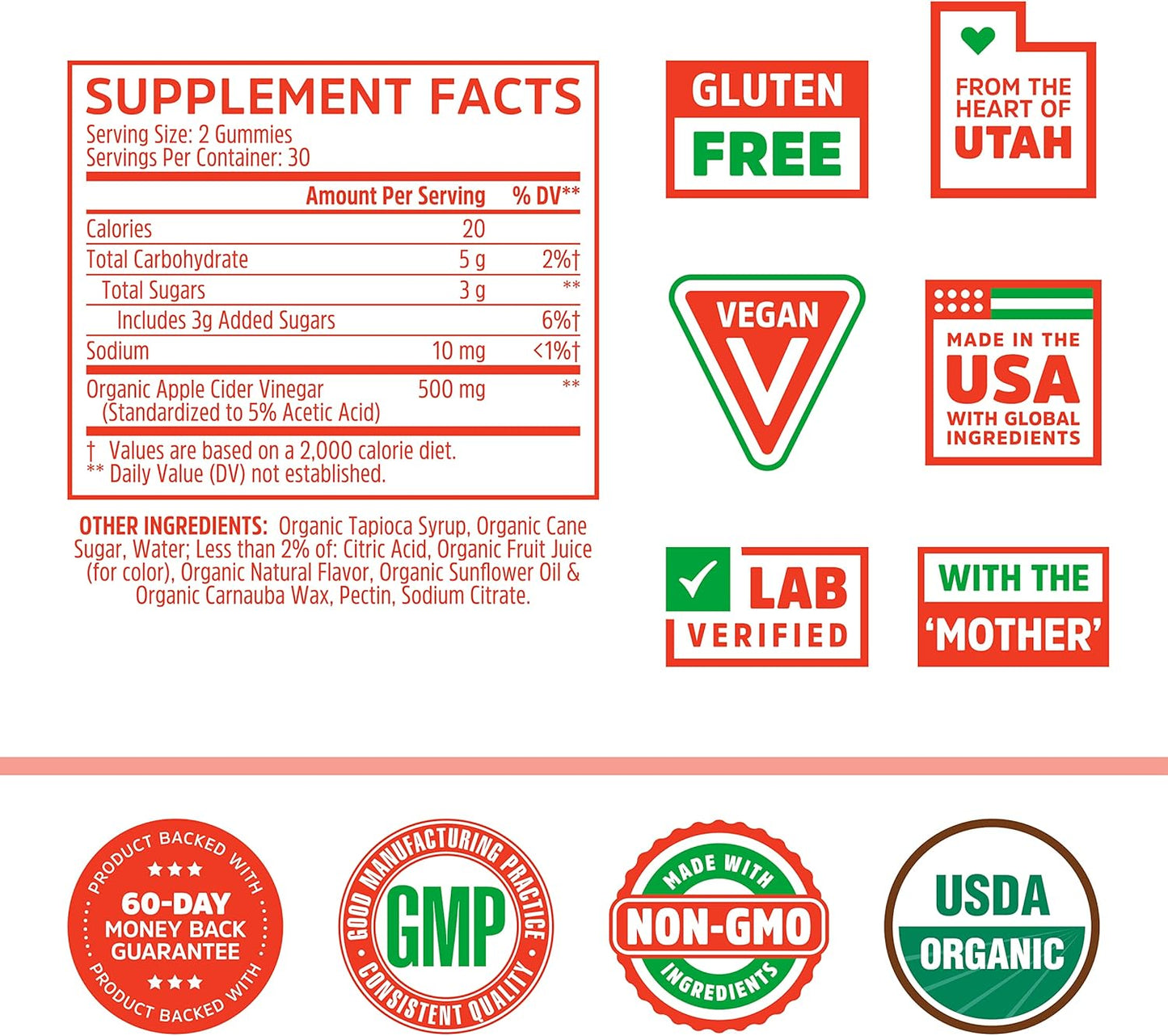 zhou-nutrition-apple-cider-vinegar-gummies-with-the-mother---acv-detox-digestion-heart-health-support---vegan-gluten-free---60-count-2