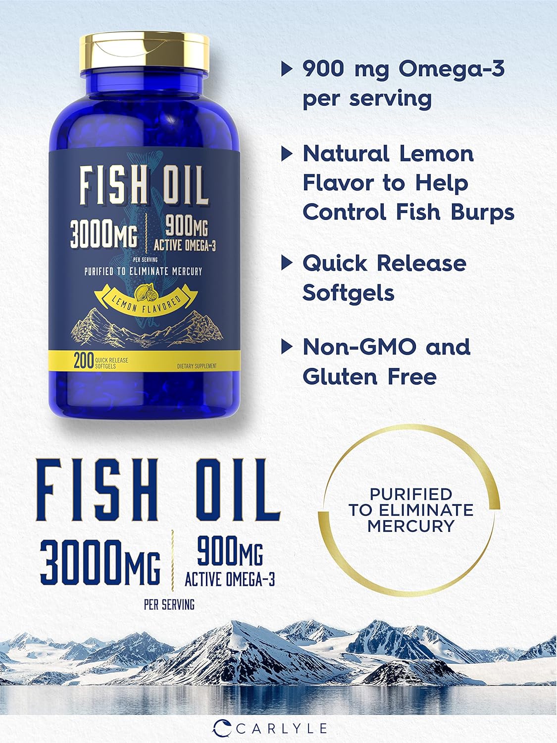 carlyle-fish-oil-softgels-200ct-3000mg-lemon-flavor-non-gmo-gluten-free-omega-3-supplement-3