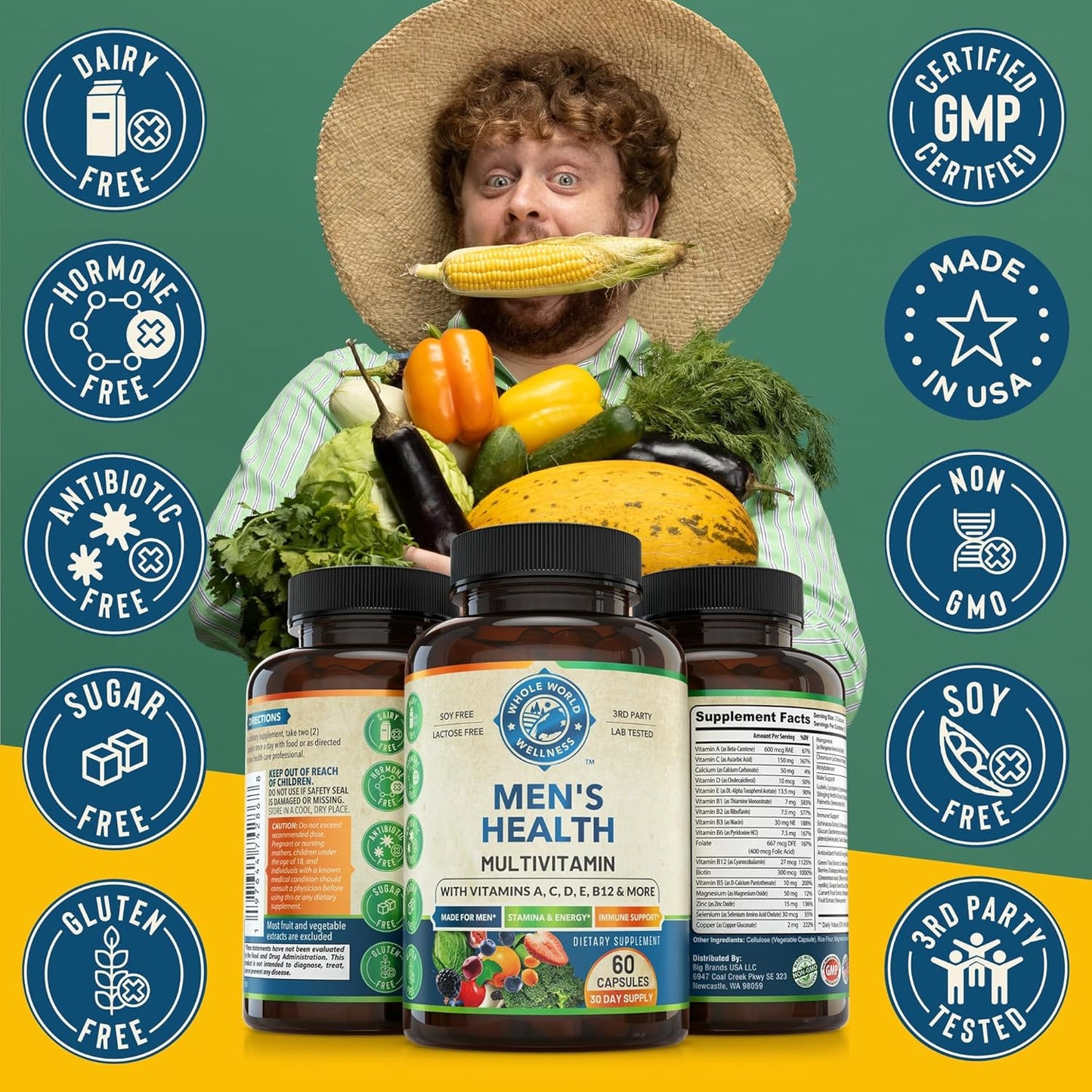 Liver Cleanse Detox & Men's Daily Multivitamin Bundle - Support Liver Health, Boost Energy & Performance - USA Made - Espot.com.au