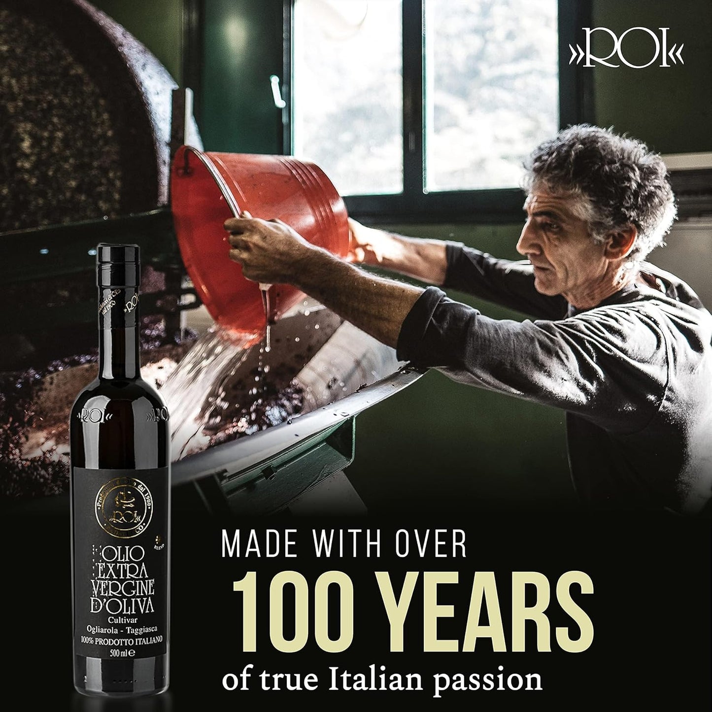 Ligurian Italian Extra Virgin Olive Oil - Fresh Harvested EVOO from Liguria Italy - High Polyphenol Content - 17 fl oz - Espot.com.au