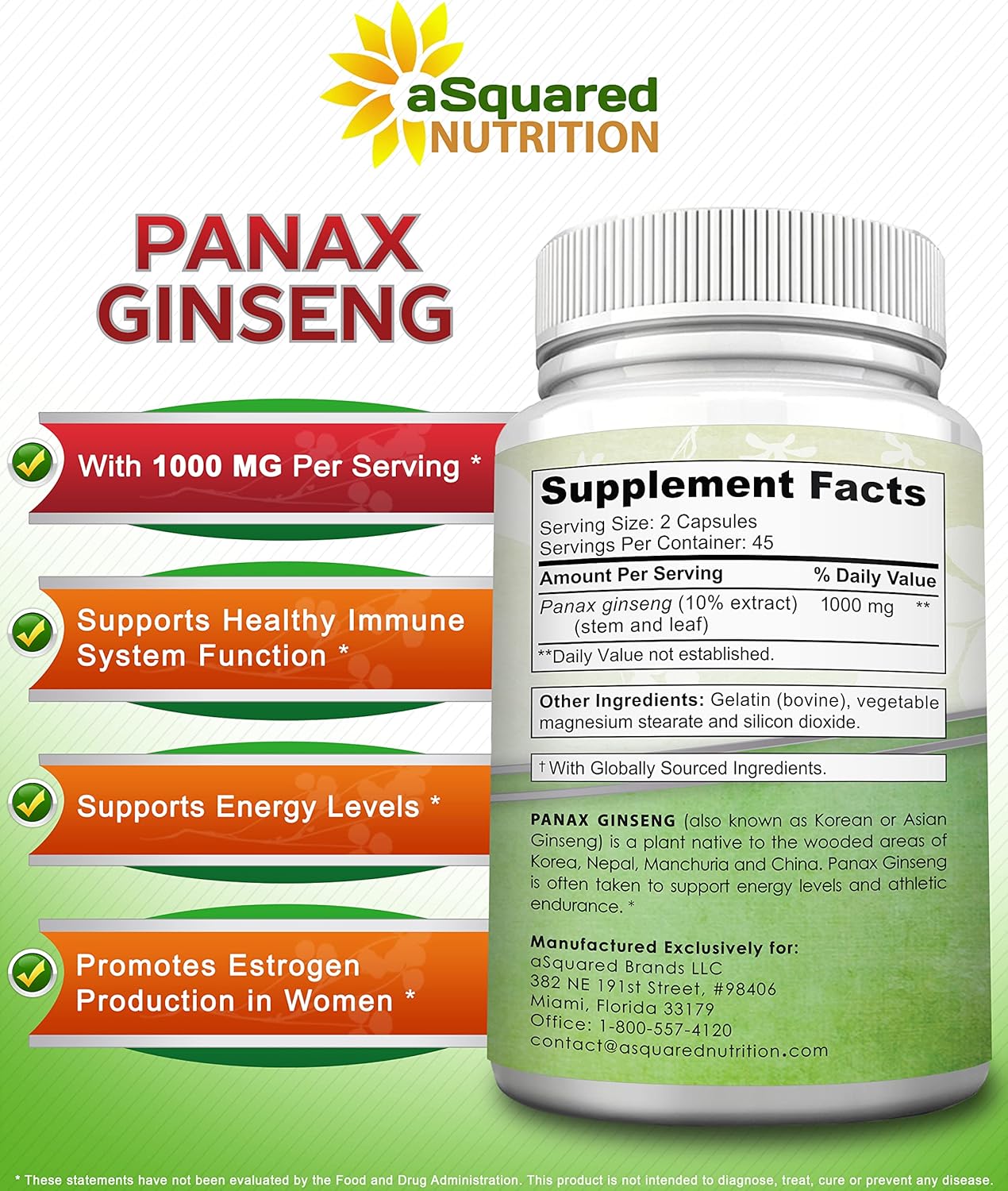 natural-korean-panax-ginseng-1000mg-max-strength-capsules---90-count-complex-root-extract-red-white-with-high-ginsenosides-for-energy---asian-supplement-tablets-6