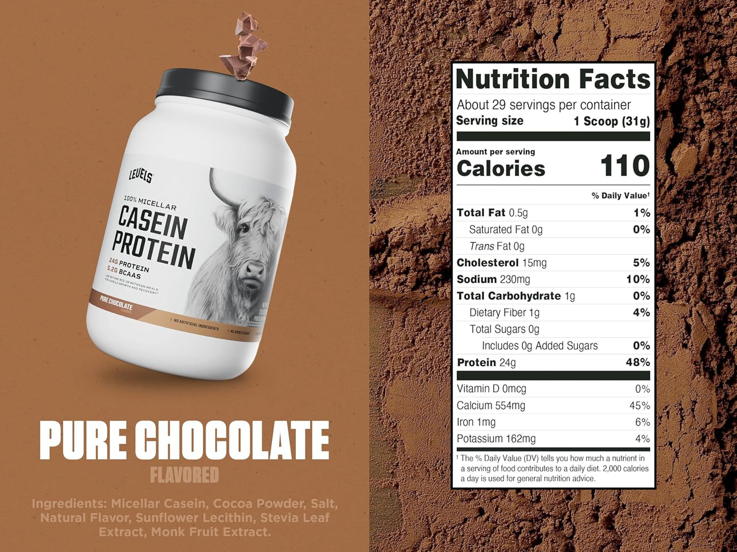 levels-nutrition-100-micellar-casein-protein-powder---hormone-free-chocolate-flavor---2lb-jar---premium-quality-supplement-for-muscle-recovery-and-growth-3