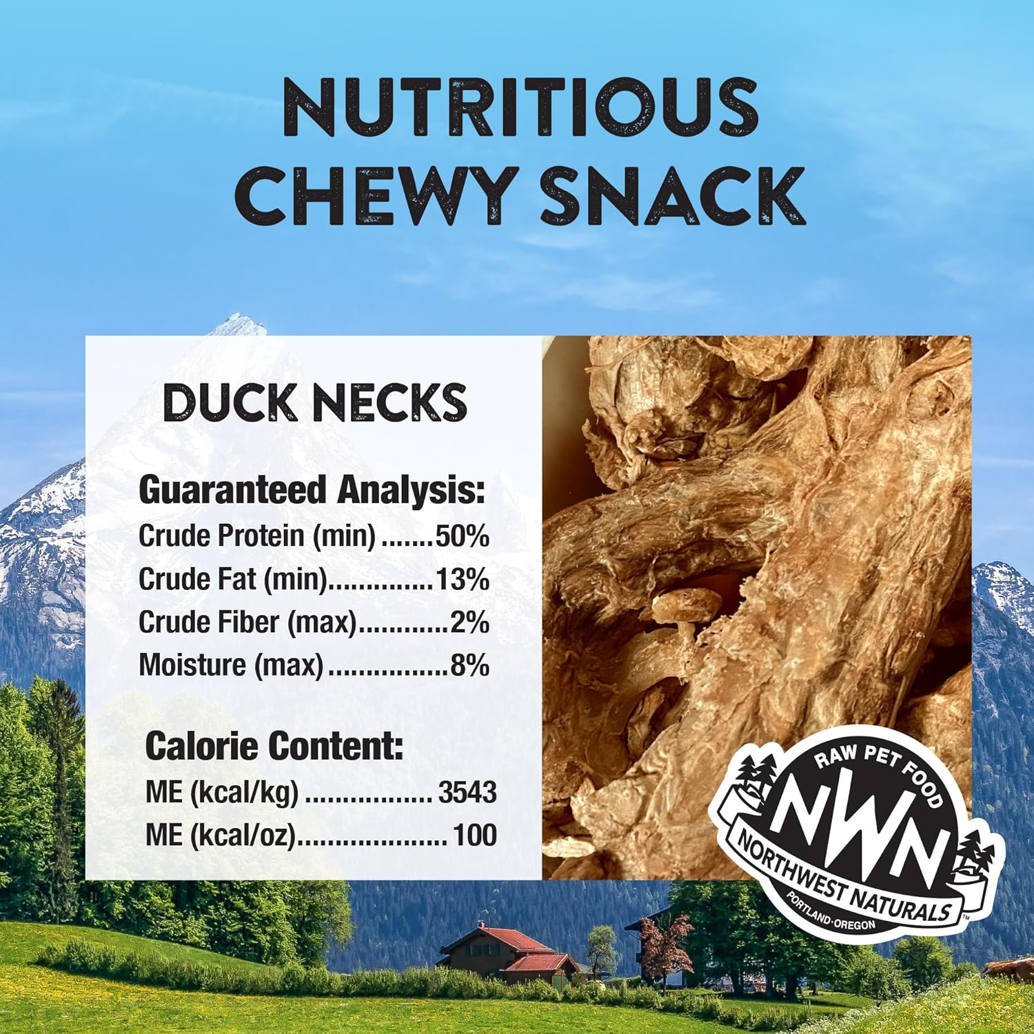 freeze-dried-duck-neck-treats-for-dogs-and-cats---northwest-naturals-raw-rewards---healthy-and-all-natural---5-oz-pack-of-3-3