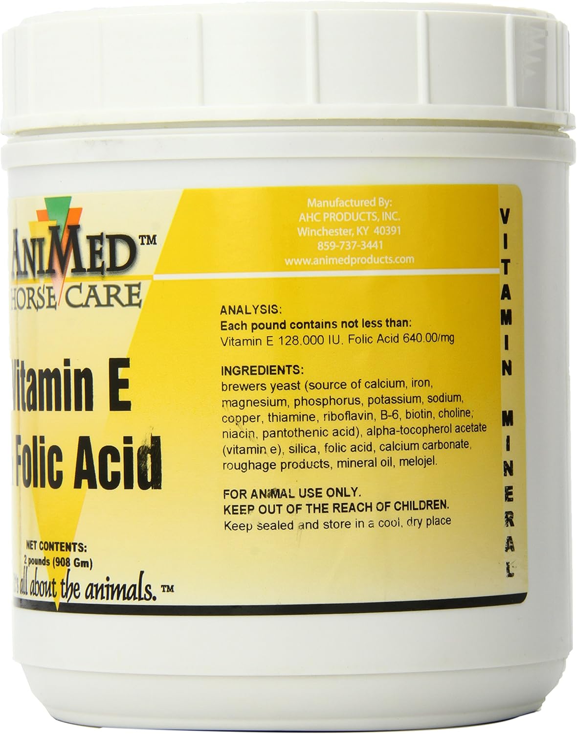 2-lb-animed-vitamin-e-folic-acid-supplement-for-horses---promotes-overall-health-and-wellbeing-essential-nutrients-for-equine-diet-3