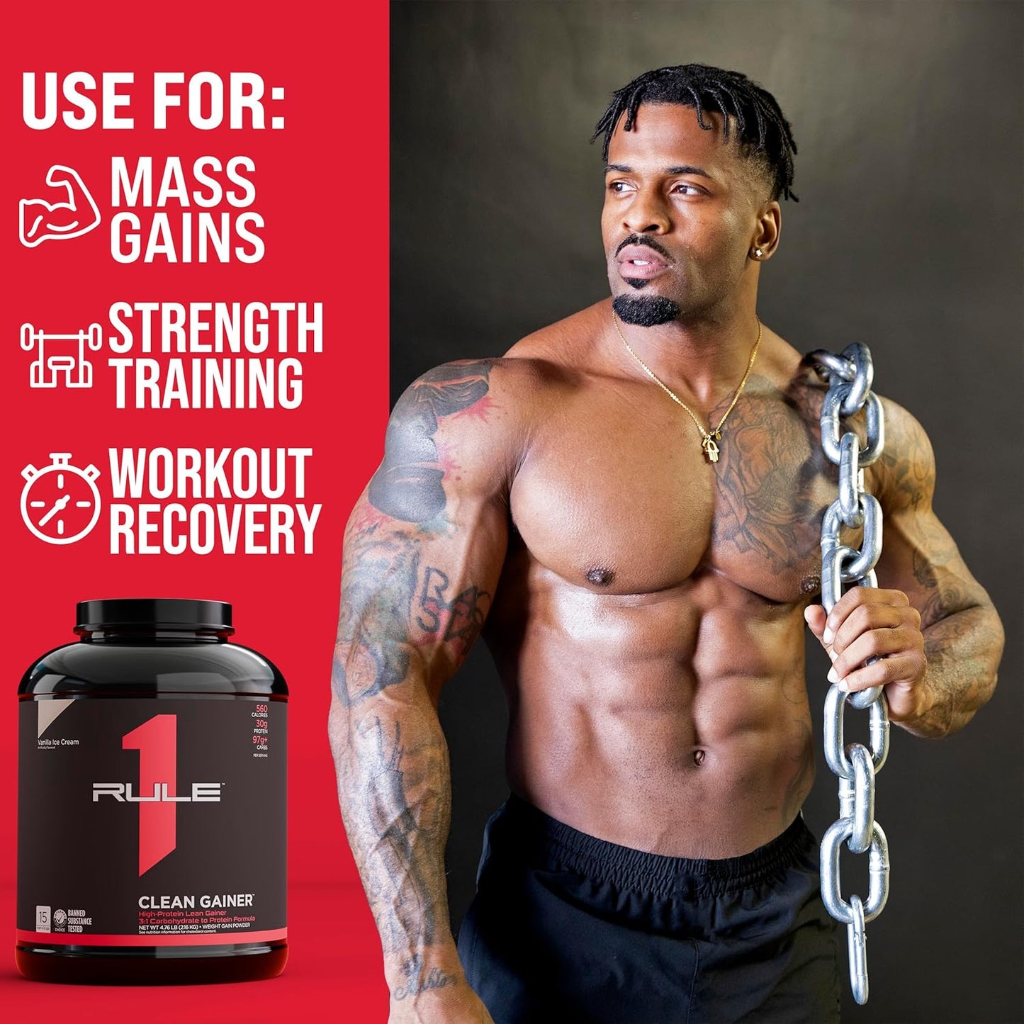 r1-clean-gainer---high-protein-lean-gain-formula-with-560-calories-30g-protein-over-90g-carbs---cookies-crme-flavor-4