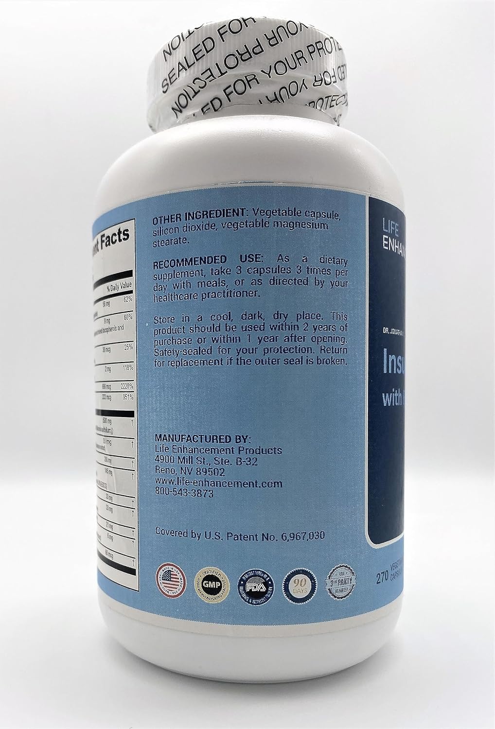 Insulife-B Life Enhancement Supplement | 90 Servings for Improved Health - Espot.com.au