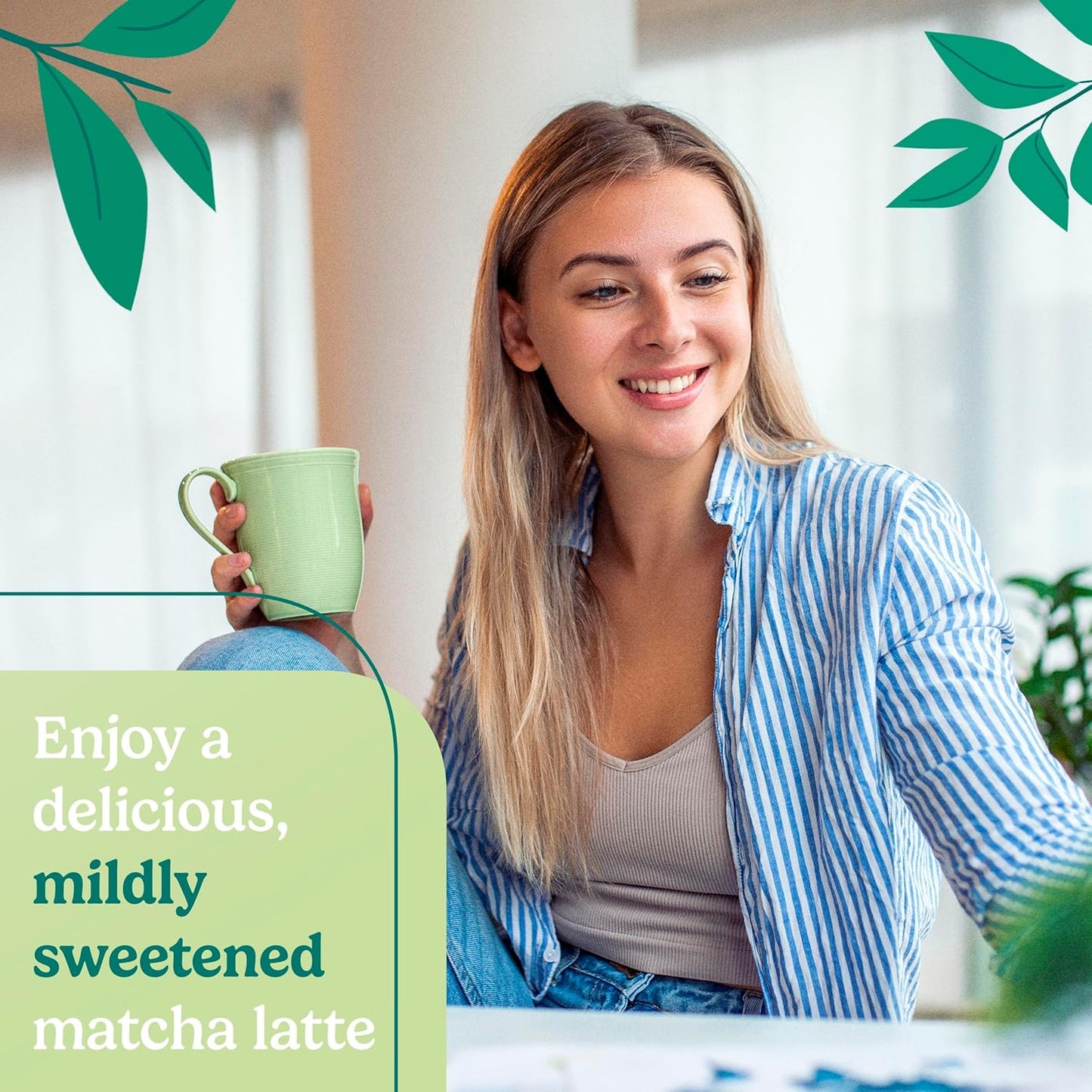 organic-sweetened-matcha-latte-mix---unprocessed-matcha-powder---ideal-for-cafe-style-tea-and-lattes---low-caffeine-content---42-oz-6