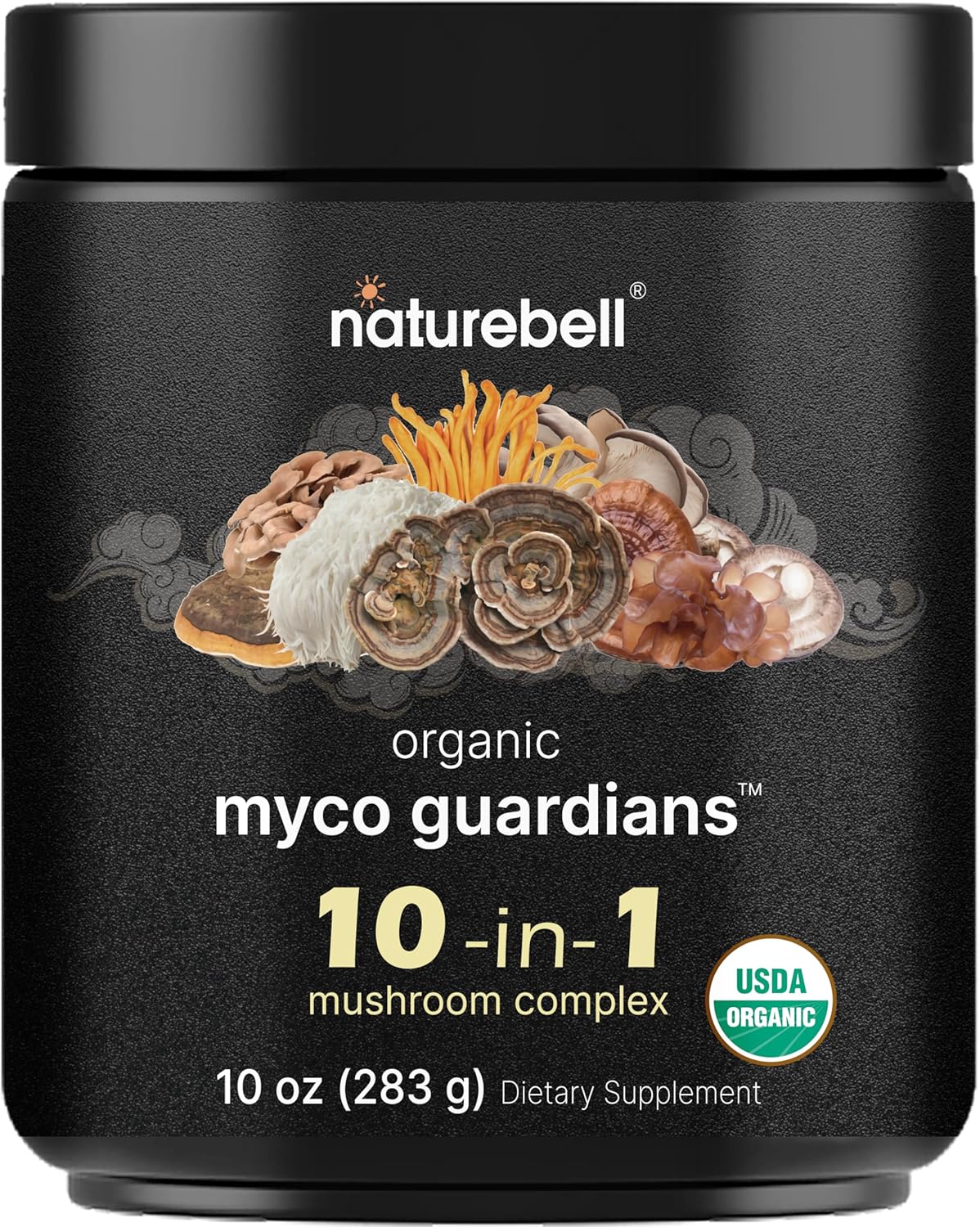 organic-10-in-1-mushroom-powder-blend-10oz---lions-mane-shiitake-reishi-turkey-tail-chaga-more---energy-boost-immune-support-brain-health---no-fillers---great-for-coffee-1