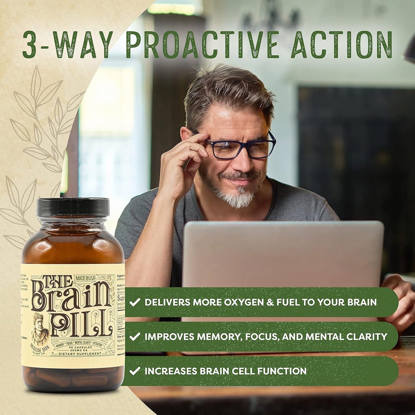 organic-brain-booster-supplement---memory-support-pills-with-ginkgo-biloba-lions-mane-sage---focus-memory-clarity-energy---90-capsules-6