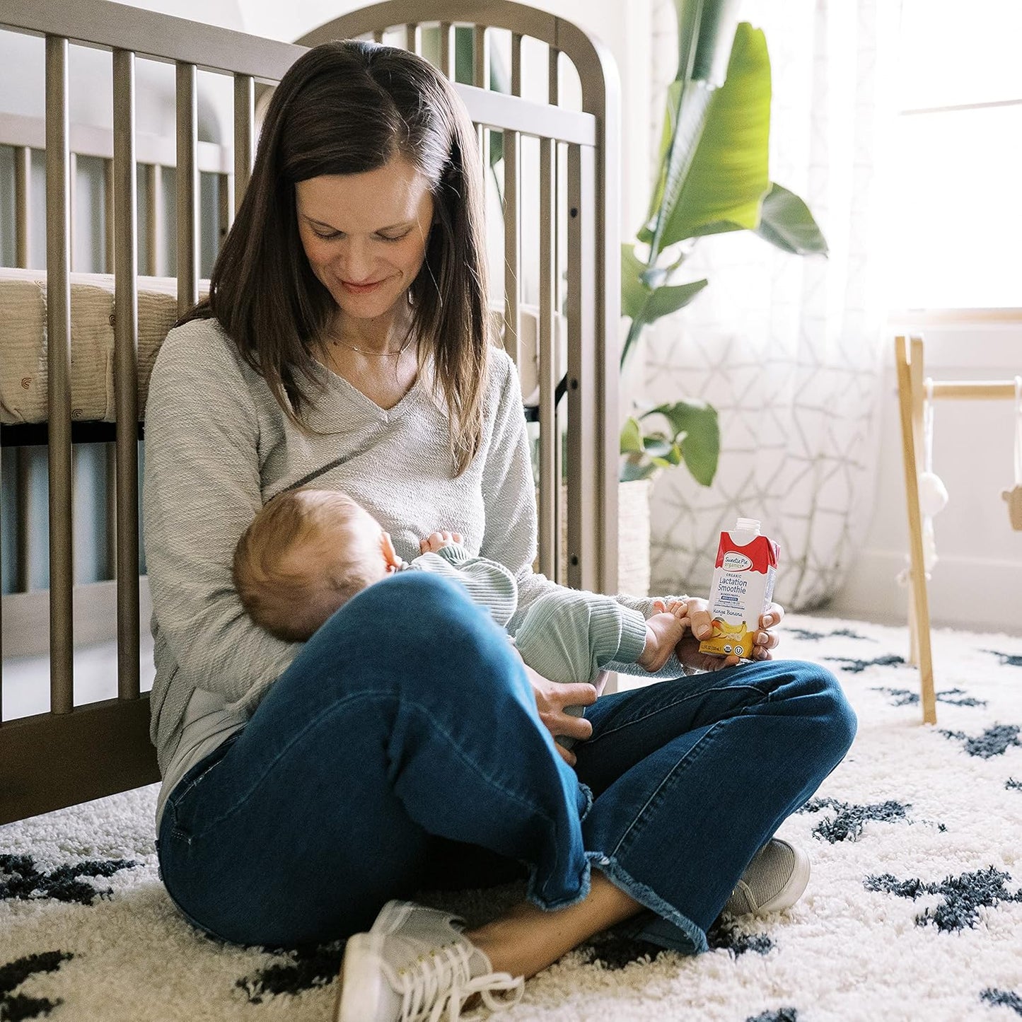 Organic Lactation Smoothie, Mango Banana Flavor - 12 Pack | Supports Breast Milk Production | No Artificial Sweeteners, Flavors, or Dyes | Ideal for Nursing and Pumping Moms - Espot.com.au