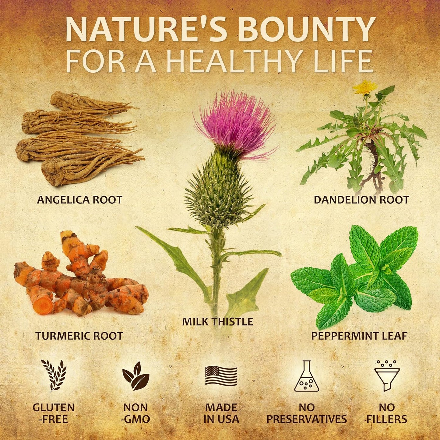 Organic Liver Support Drops with Milk Thistle, Turmeric, Dandelion Root - Herbal Liver Cleanse Detox Drink - Natural Liver Supplement - 2 fl oz - Espot.com.au