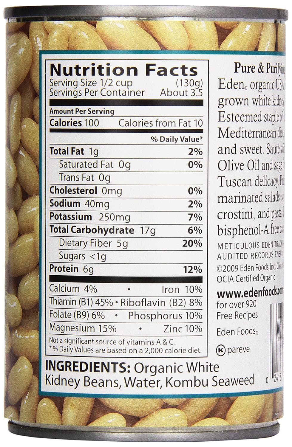 eden-foods-organic-white-kidney-beans---15-oz-can---non-gmo-gluten-free-low-sodium---natural-source-of-protein-and-fiber-2