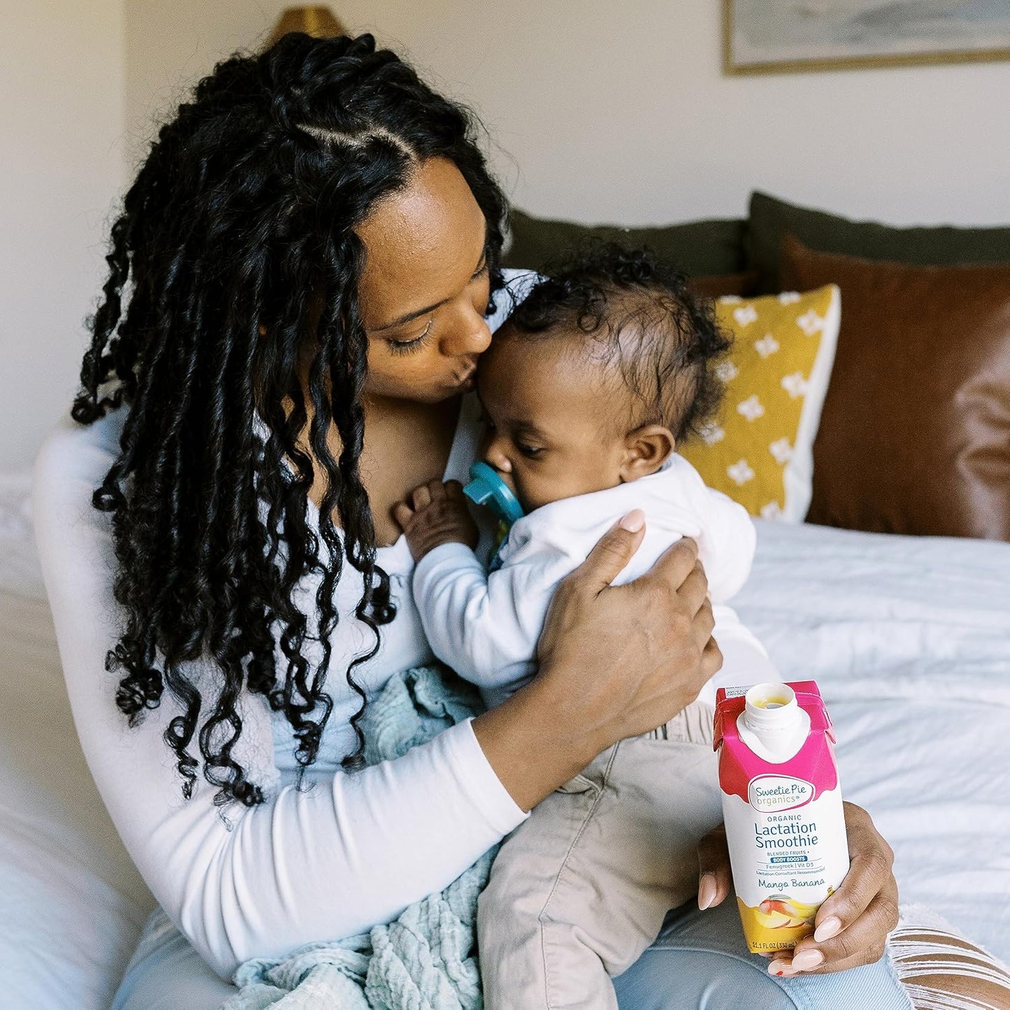 Organic Lactation Smoothie, Mango Banana Flavor - 12 Pack | Supports Breast Milk Production | No Artificial Sweeteners, Flavors, or Dyes | Ideal for Nursing and Pumping Moms - Espot.com.au