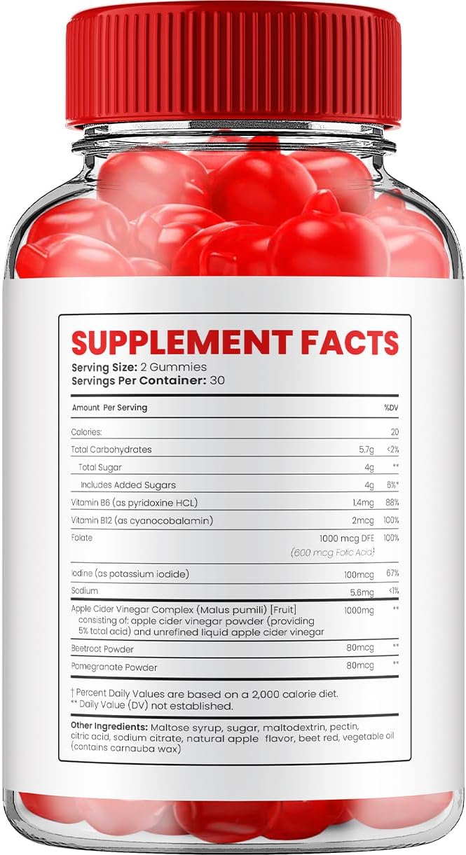 ActivLife Keto Apple Cider Vinegar Gummies - Weight Management Formula with 1000mg ACV - 60 Gummies