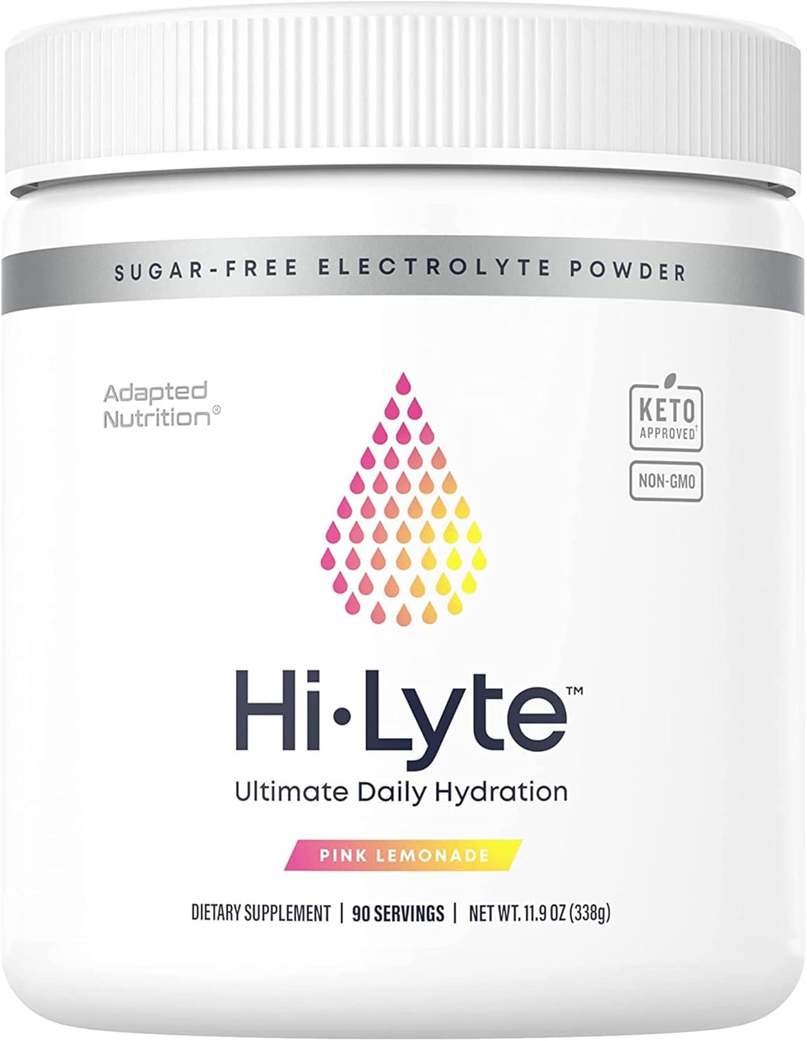 Adapted Nutrition Hi-Lyte Electrolyte Powder & Pro Hydration Packets Bundle, 90 Servings & 16 Packets, Pink Lemonade & Lemon Lime Flavors