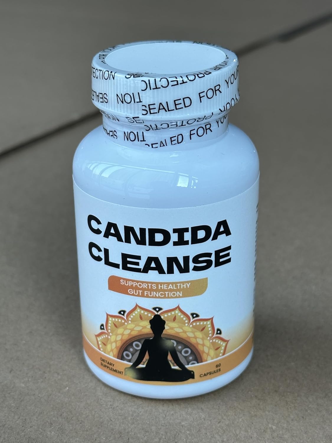 Advanced Candida Cleanse Formula with Oregano Leaf, Wormwood, Black Walnut, and Caprylic Acid - Gut and Colon Support