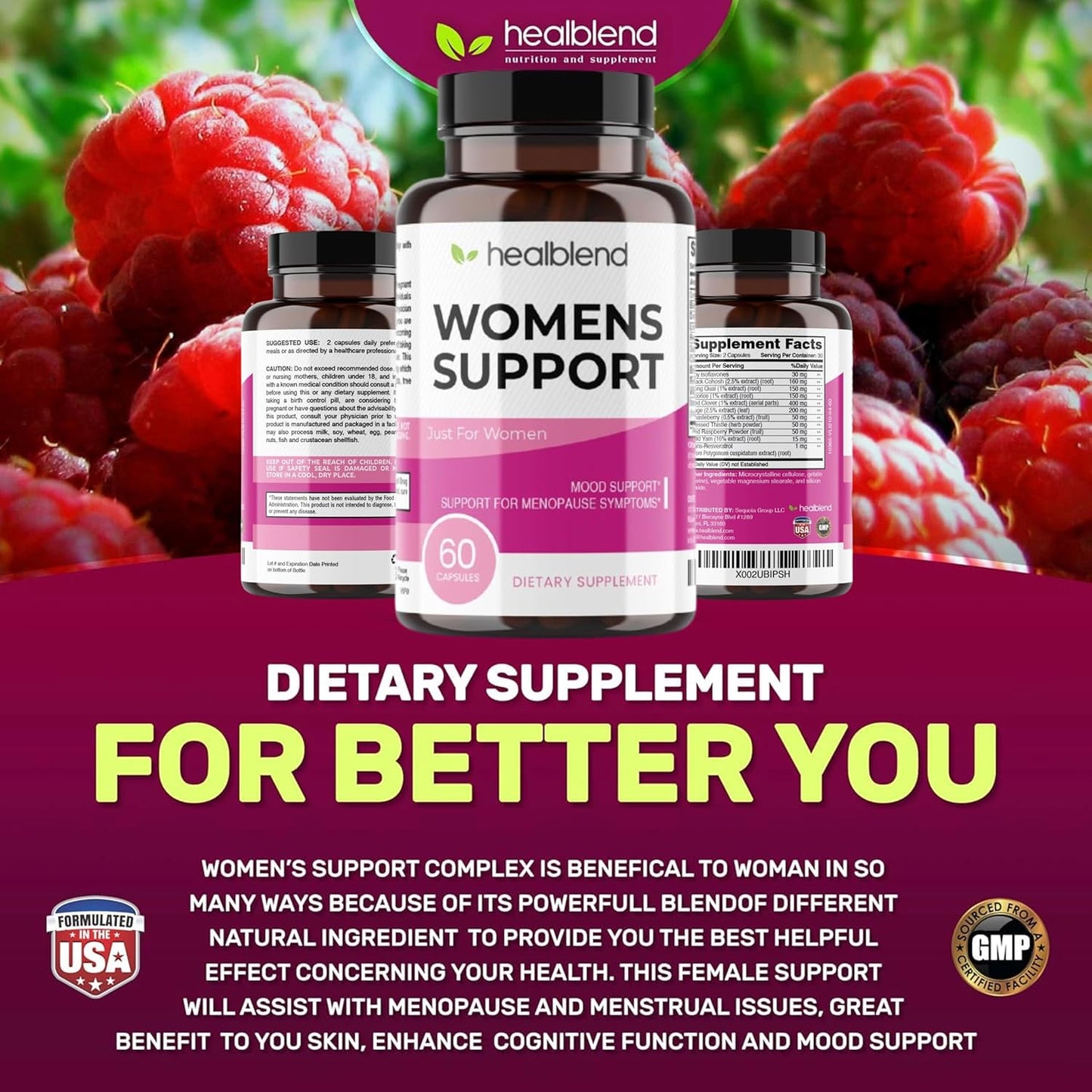 Advanced Collagen Supplement for Women - Supports Joint Health, Skin, Hair, Nails & Menopause Relief - Hydrolyzed Complex Formula for Women's Wellness