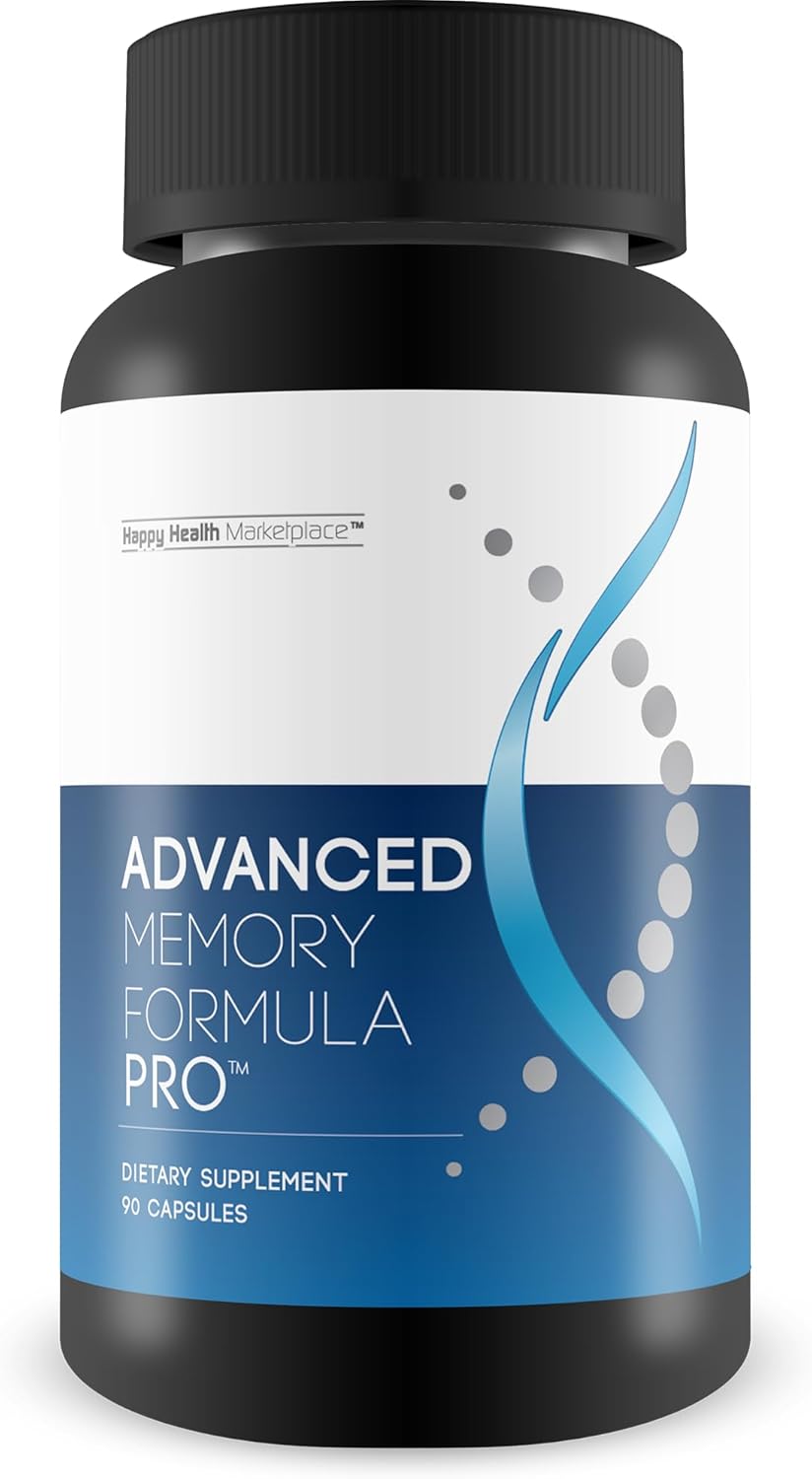 Advanced Memory Formula Pro - Best Memory Supplement with Ginseng for Brain Function