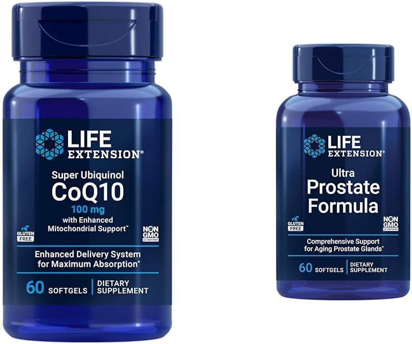Advanced Men's Health Supplement with Super Ubiquinol CoQ10, Shilajit, Saw Palmetto, Pygeum, Nettle Root & Lycopene
