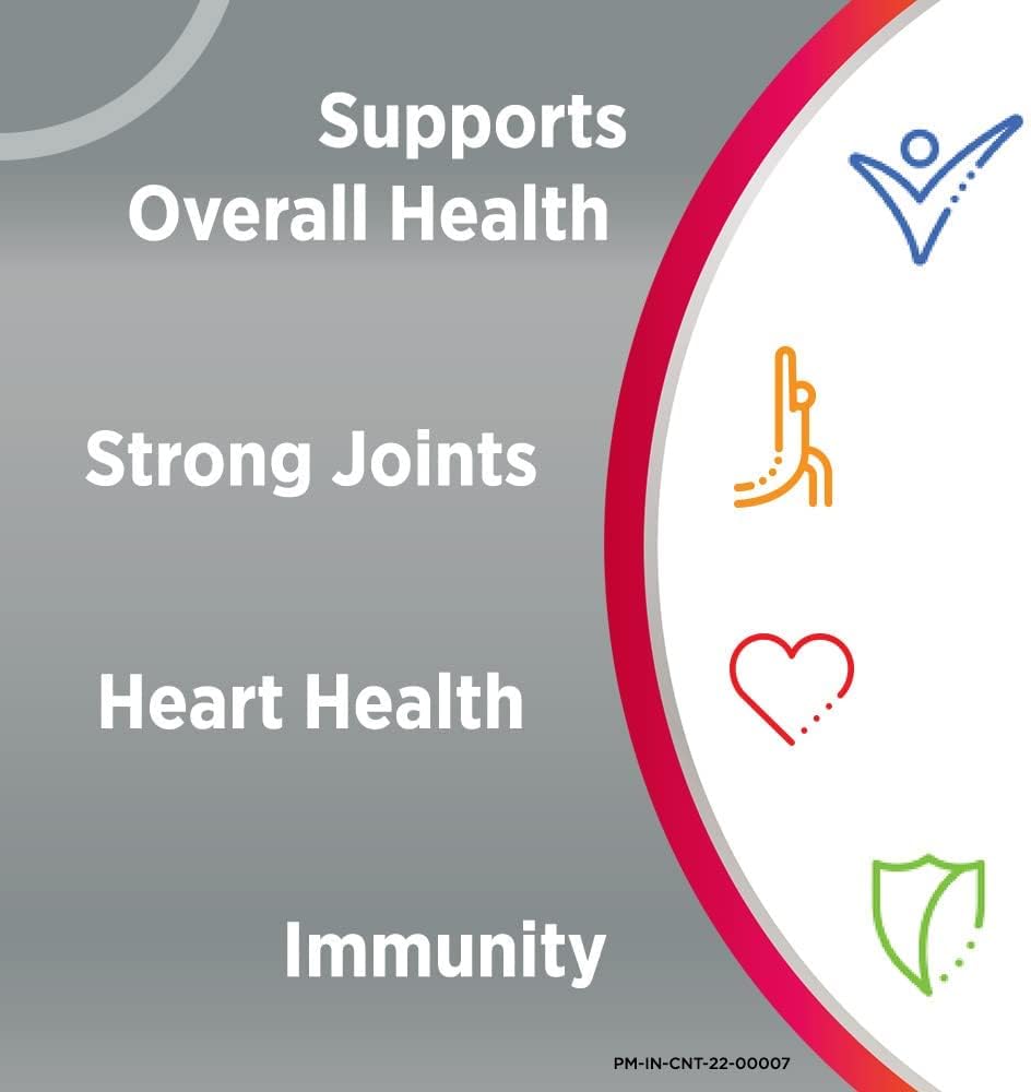 Advanced Multivitamin for Adults 50+: Calcium, Vitamin D3 & 21 Nutrients for Strong Joints & Heart Health (Veg) 50 Tablets