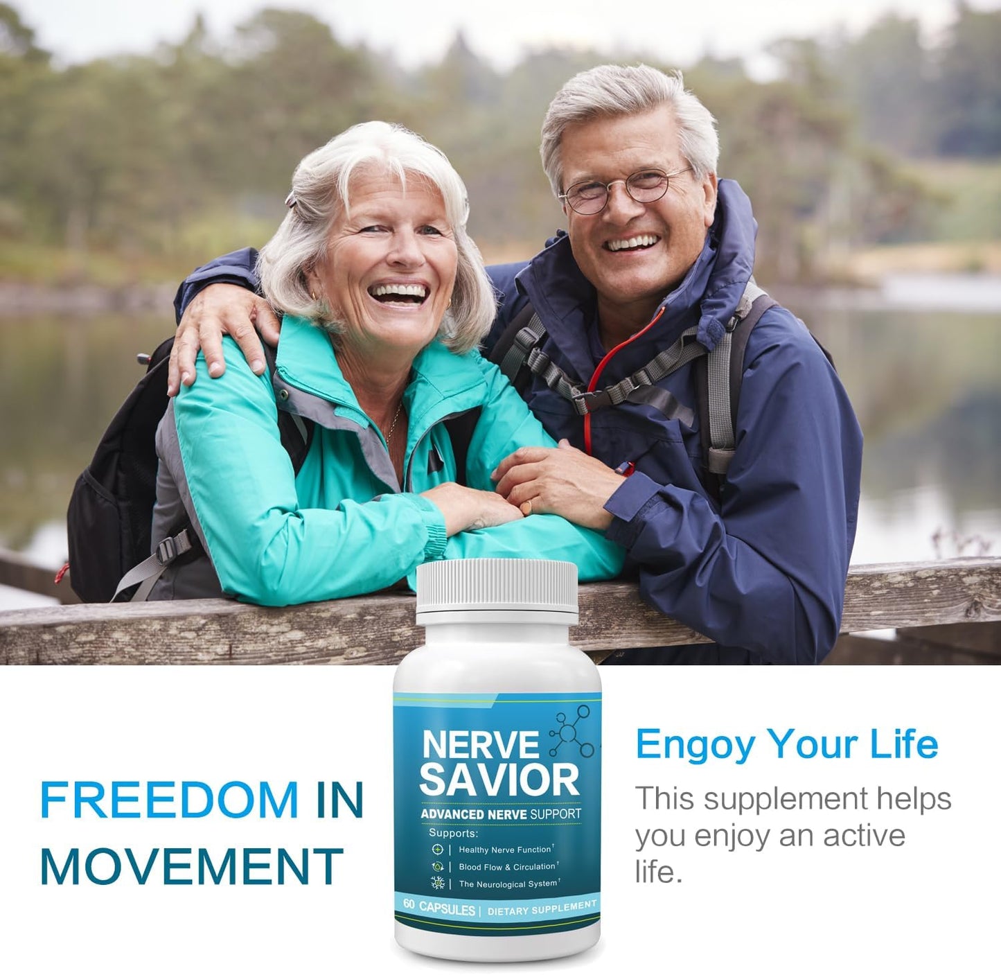 Advanced Nerve Support Supplement for Neuropathy - 2 Pack Nerve Savior