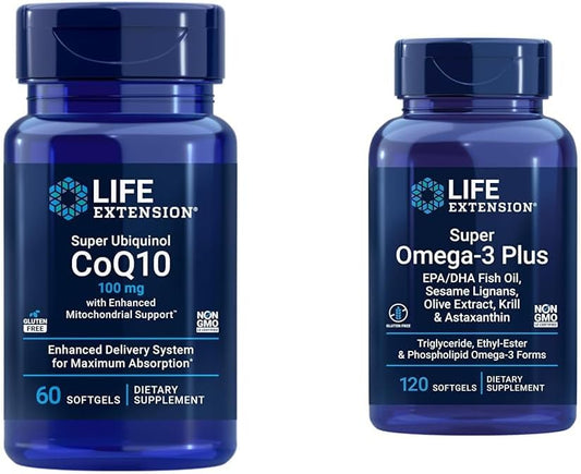 Advanced Omega-3 Fish Oil with CoQ10 and Antioxidants for Enhanced Mitochondrial Support
