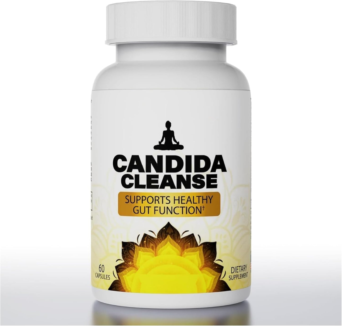 Advanced Probiotic & Herbal Formula for Candida Cleanse and Gut & Colon Support
