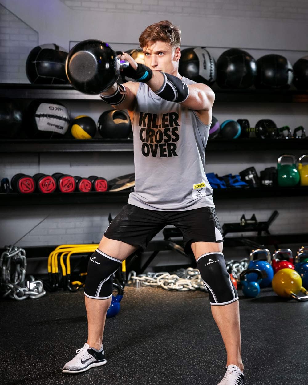 AEOLOS Gymnastics Hand Grips with Wrist Support - Ideal for WODs, Pull-Ups, Weightlifting, Kettlebells, & Gym Workouts