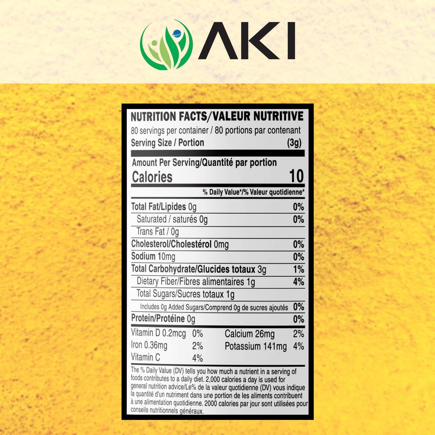 AKI ORGANIC Mango Extract Powder - 6.34oz/180g - High in Vitamin C - Ideal for Protein Smoothies, Sorbet, Juice & Ice Cream